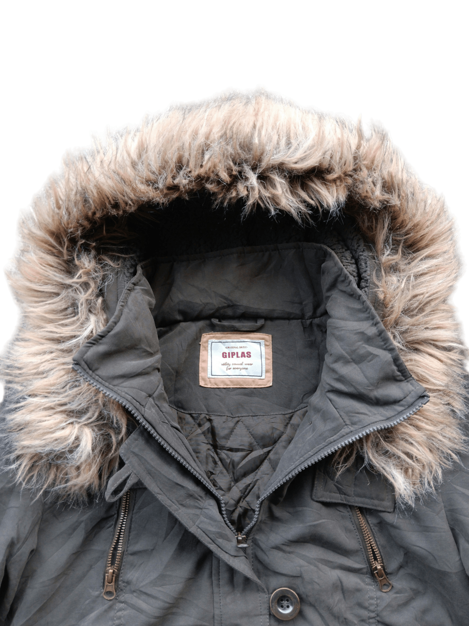 Japanese Brand Japanese giplas fur hoodie lgb style jacket Size US M / EU 48-50 / 2 - 5 Thumbnail