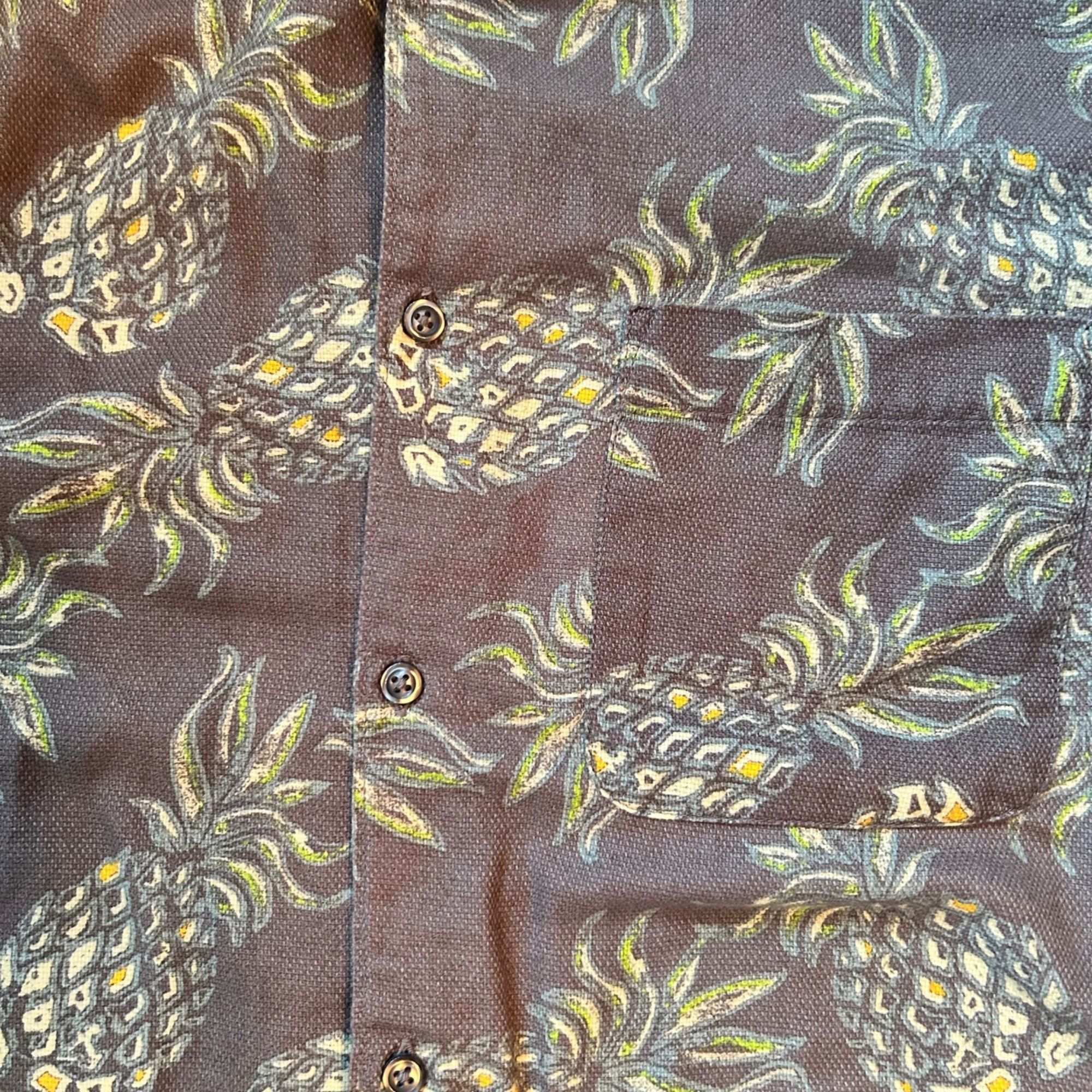 Vintage Vintage Pineapple Button Up Single Stitch Tee Shirt S Size US S / EU 44-46 / 1 - 3 Thumbnail