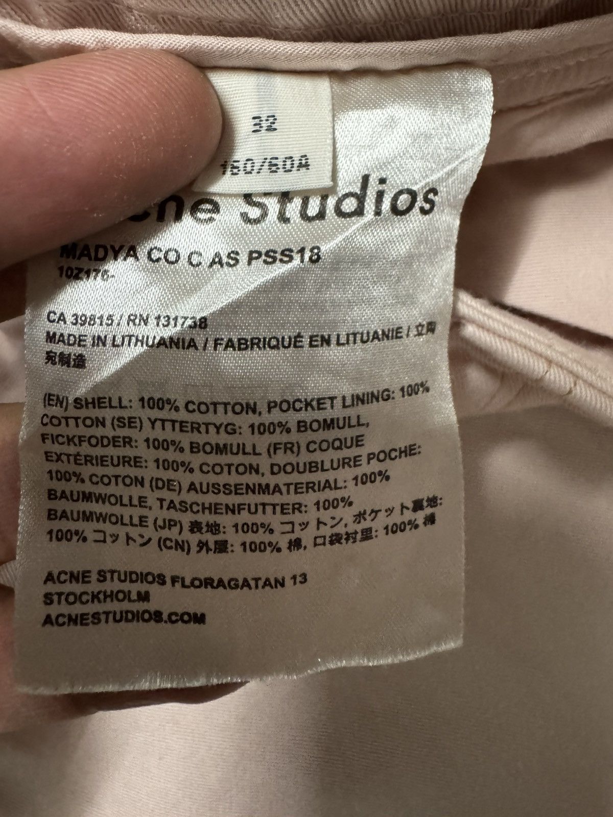 Acne Studios ACNE STUDIO BAKER PANTS WIDE BAGGY PANTS Size 23" - 8 Thumbnail
