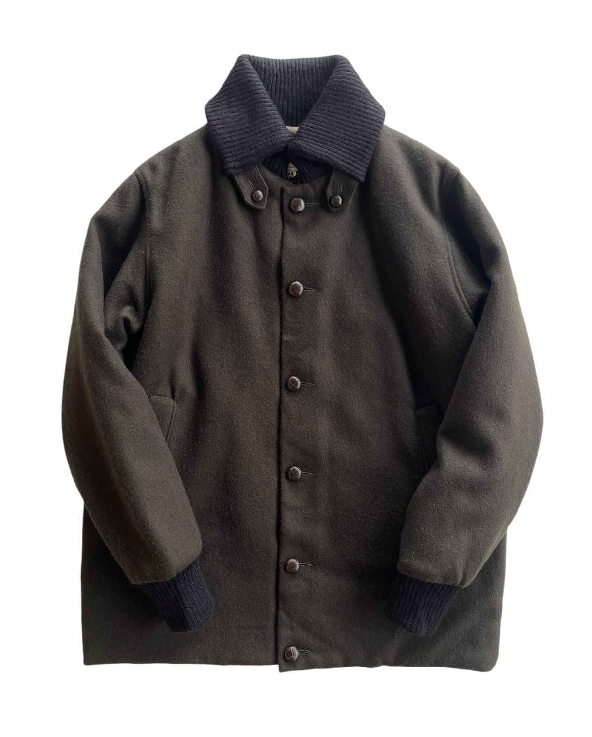 Yarmo Donkey Coat Melton Jacket Quilted