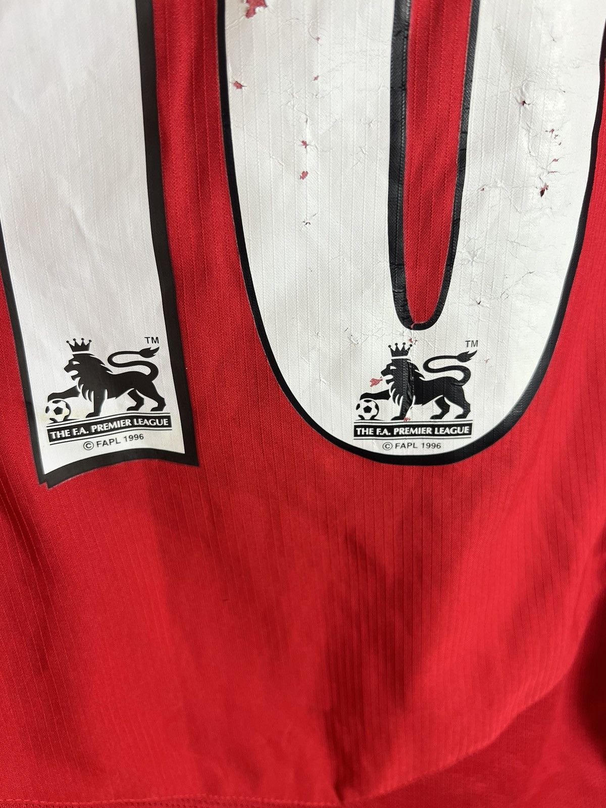 Vintage Vintage Nike Manchester United #10 2004 2006 Home Jersey Size US S / EU 44-46 / 1 - 4 Thumbnail
