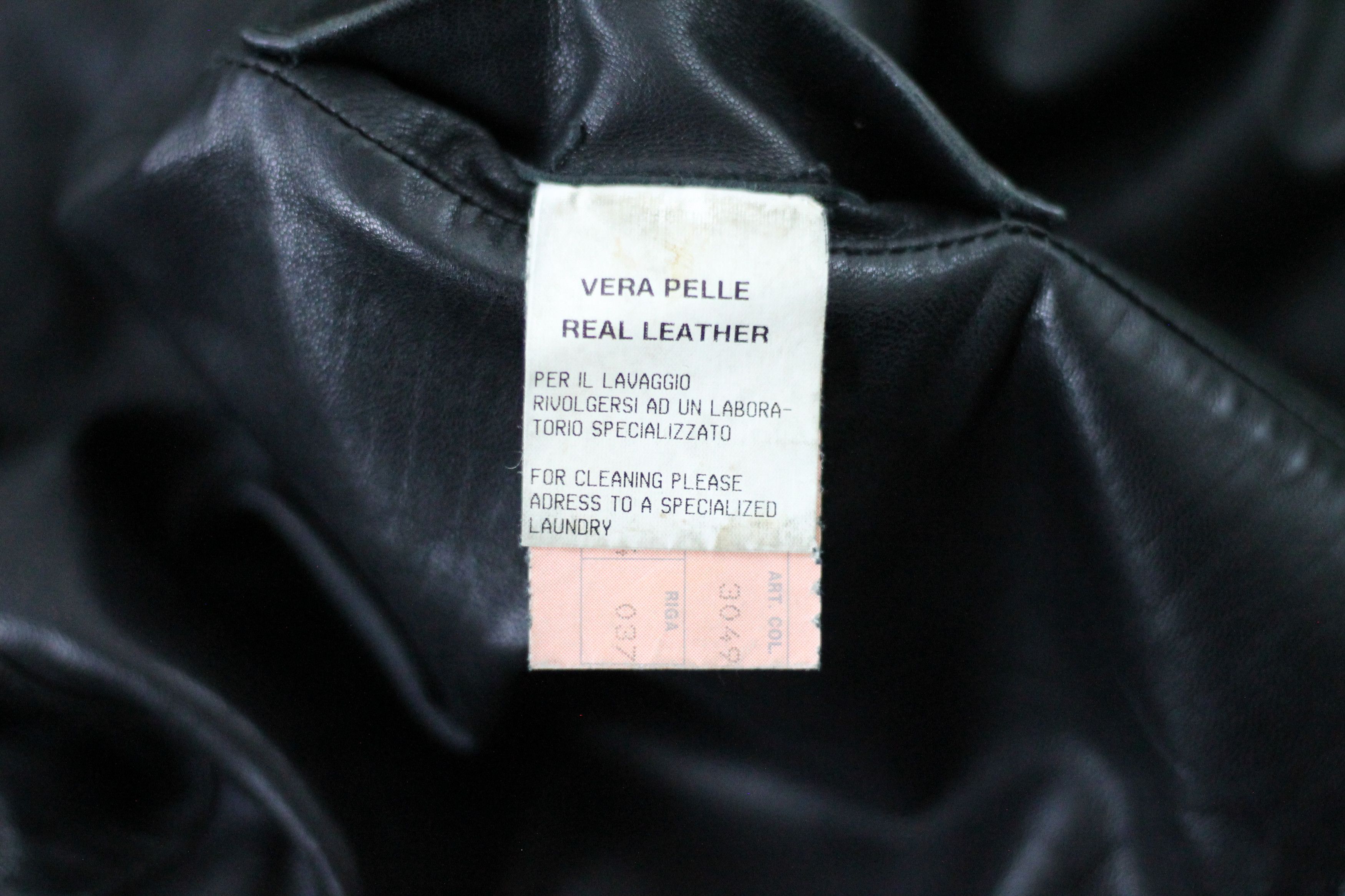 Dolce & Gabbana × Vintage RARE! Vintage DOLCE & GABBANA Leather Shirt Light Jacket. Size US L / EU 52-54 / 3 - 7 Thumbnail
