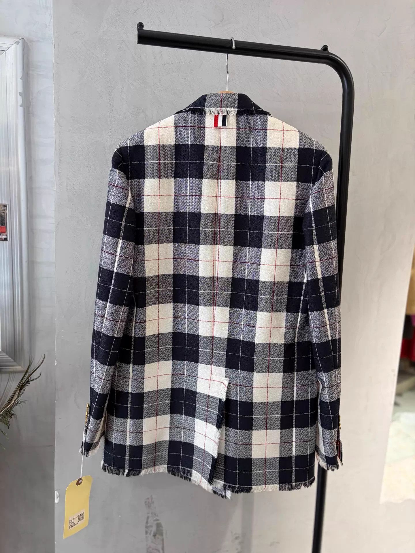 Thom Browne Thom Browne Plaid Wool A-line Women's Blazer 38 New Size XS / US 0-2 / IT 36-38 - 5 Thumbnail