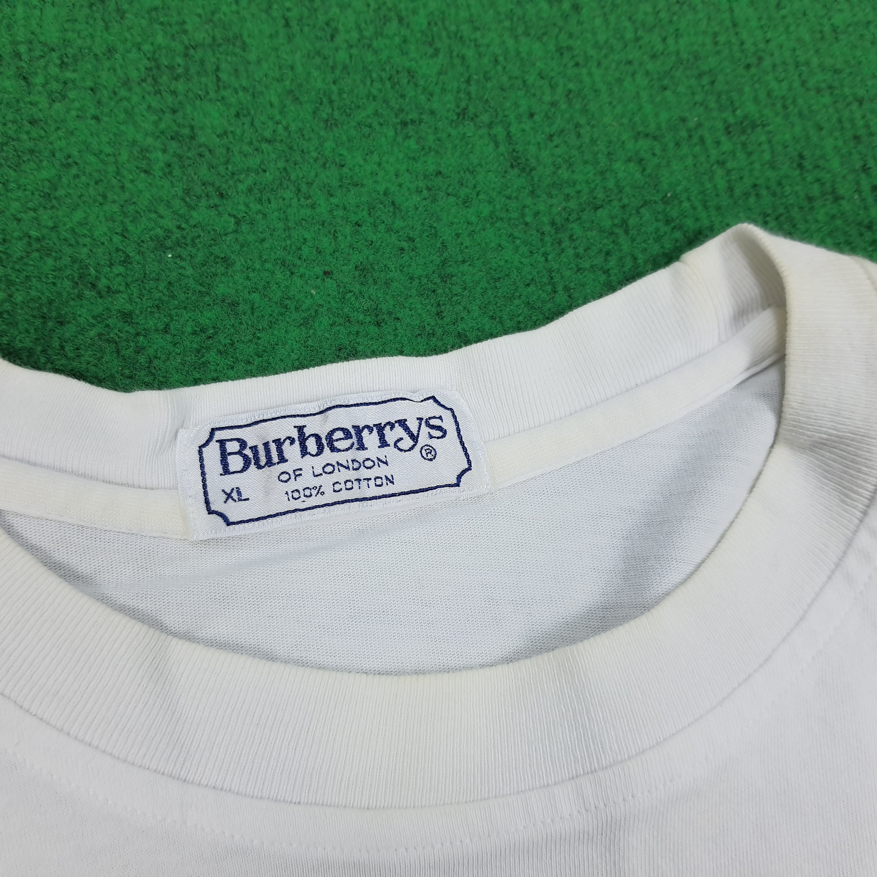 Burberry × Vintage Vintage Burberrys Spell Out Embroidered Bear Tshirt Size US L / EU 52-54 / 3 - 4 Thumbnail
