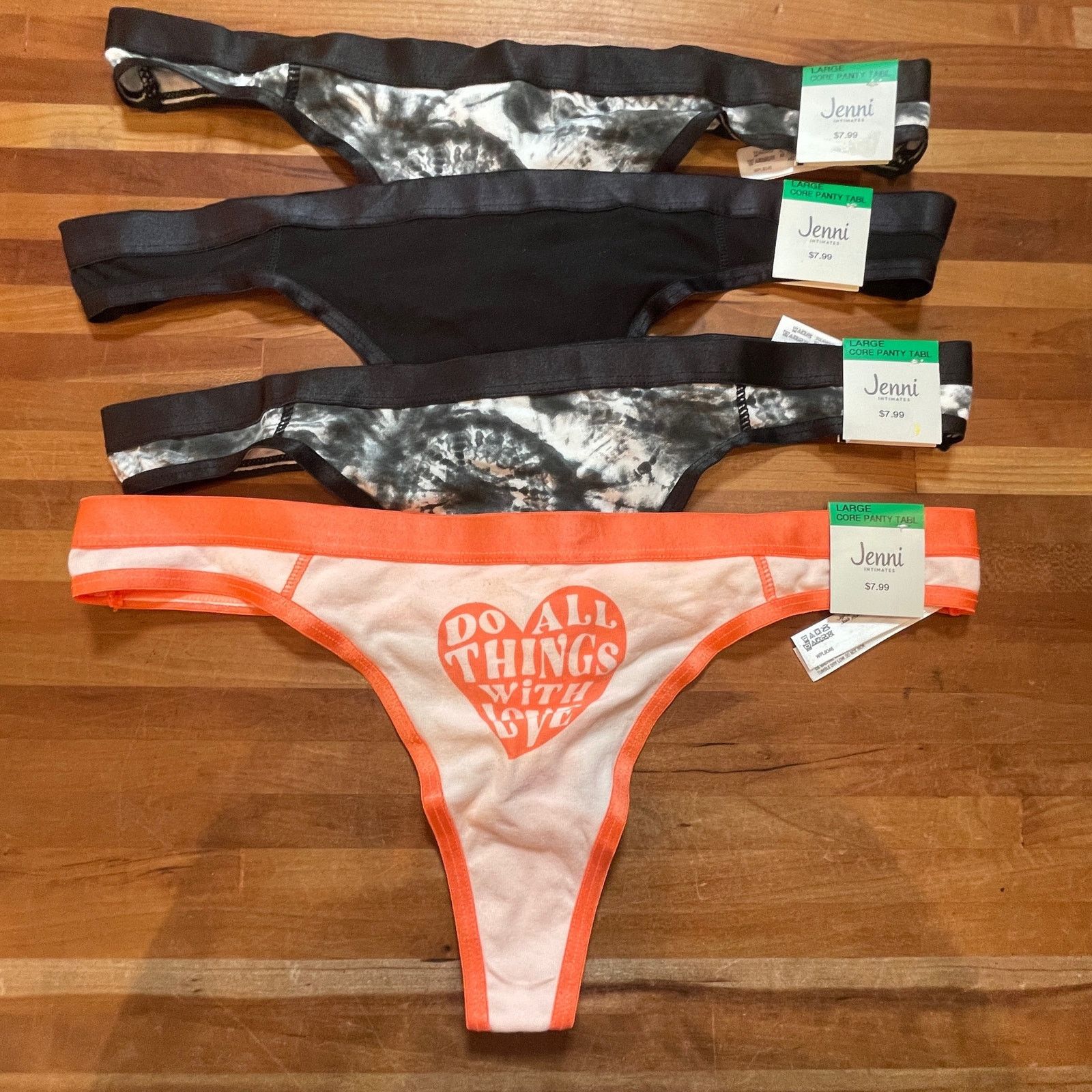 Other Jenni Women's Thong set of 4 Size ONE SIZE - 1 Thumbnail