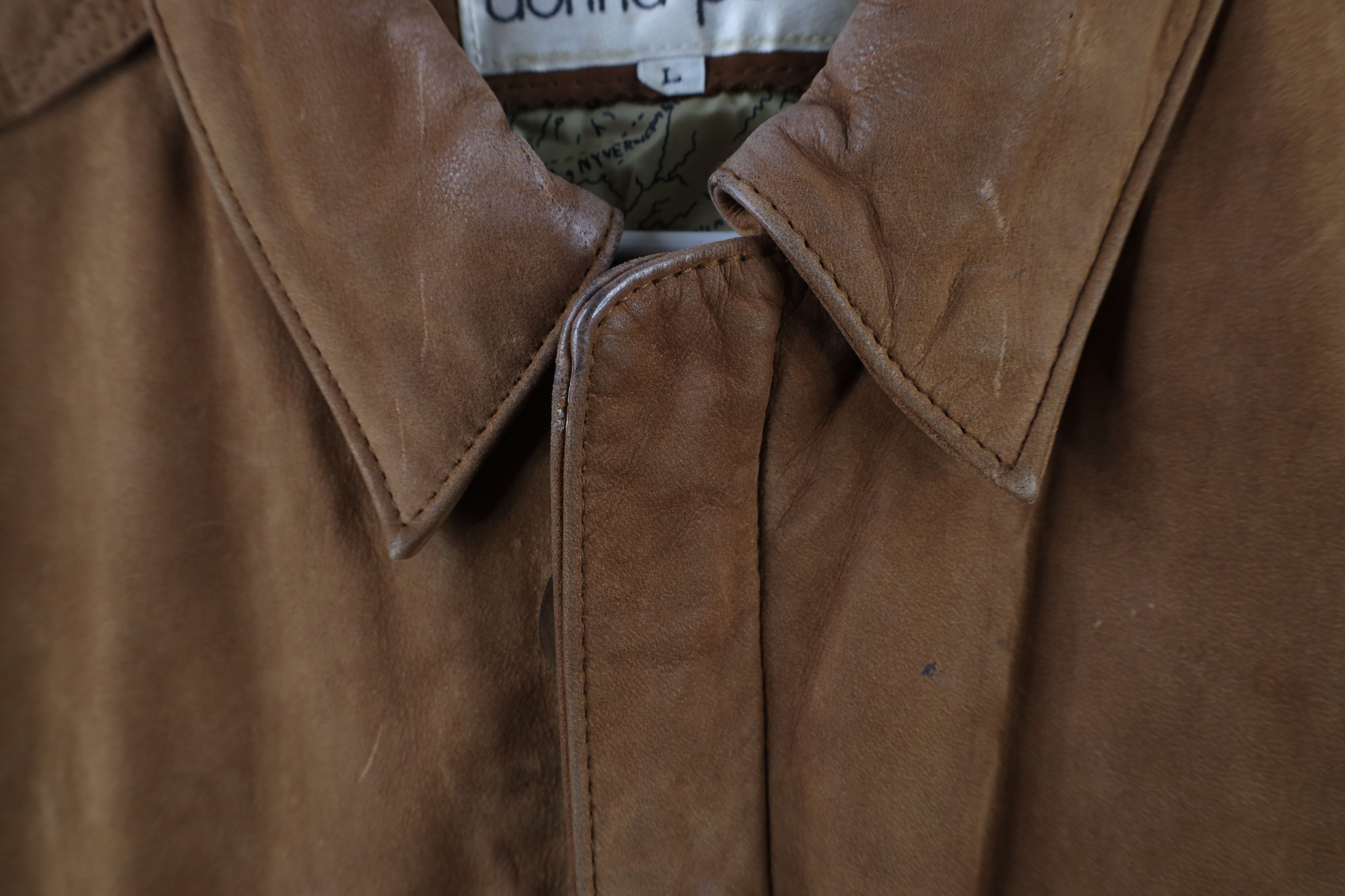 Vintage Vintage 90s Streetwear Suede Leather Flight Bomber Jacket Size US L / EU 52-54 / 3 - 4 Thumbnail