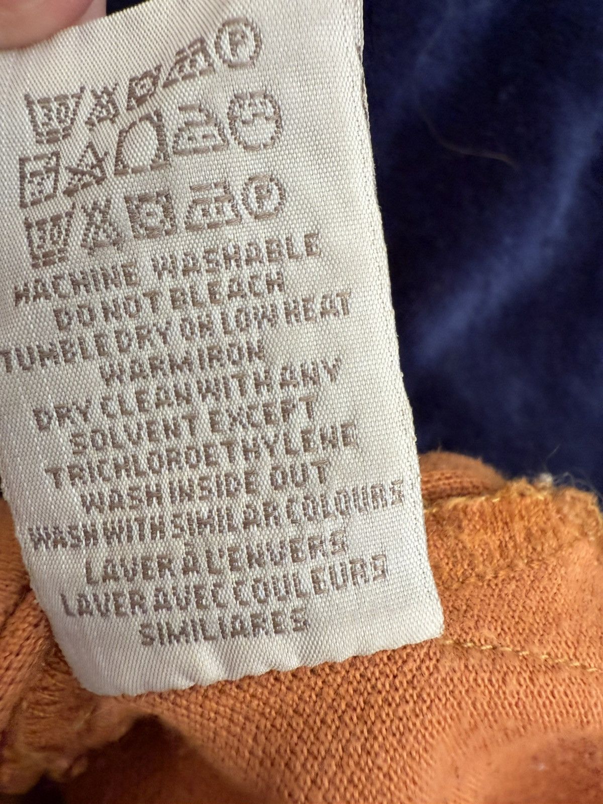 Burberry × Vintage Vintage Burberry Orange Polo Shirt – Knight Logo – Size L Size US L / EU 52-54 / 3 - 8 Thumbnail