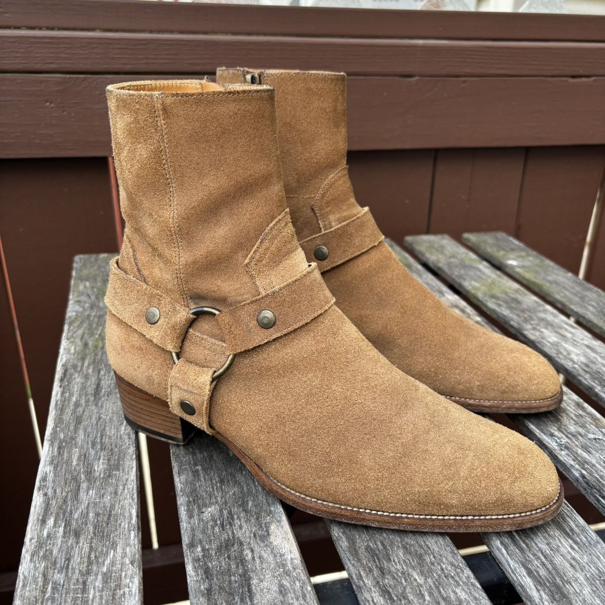 Hedi Slimane Saint Laurent Wyatt harness boots Size US 9 / EU 42 - 2 Thumbnail