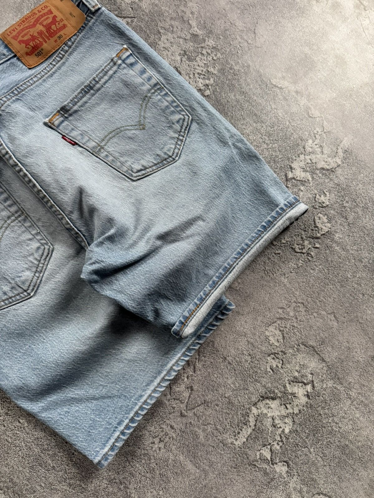 Levi's Levi’s 501 W30 denim blue shorts 🩳 casual Levis Size US 30 / EU 46 - 3 Thumbnail