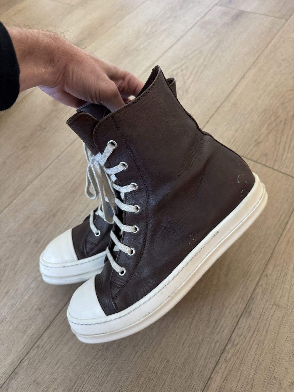 Rick Owens SS23 Rick Owens EDFU Transparent Leather Ramones (43