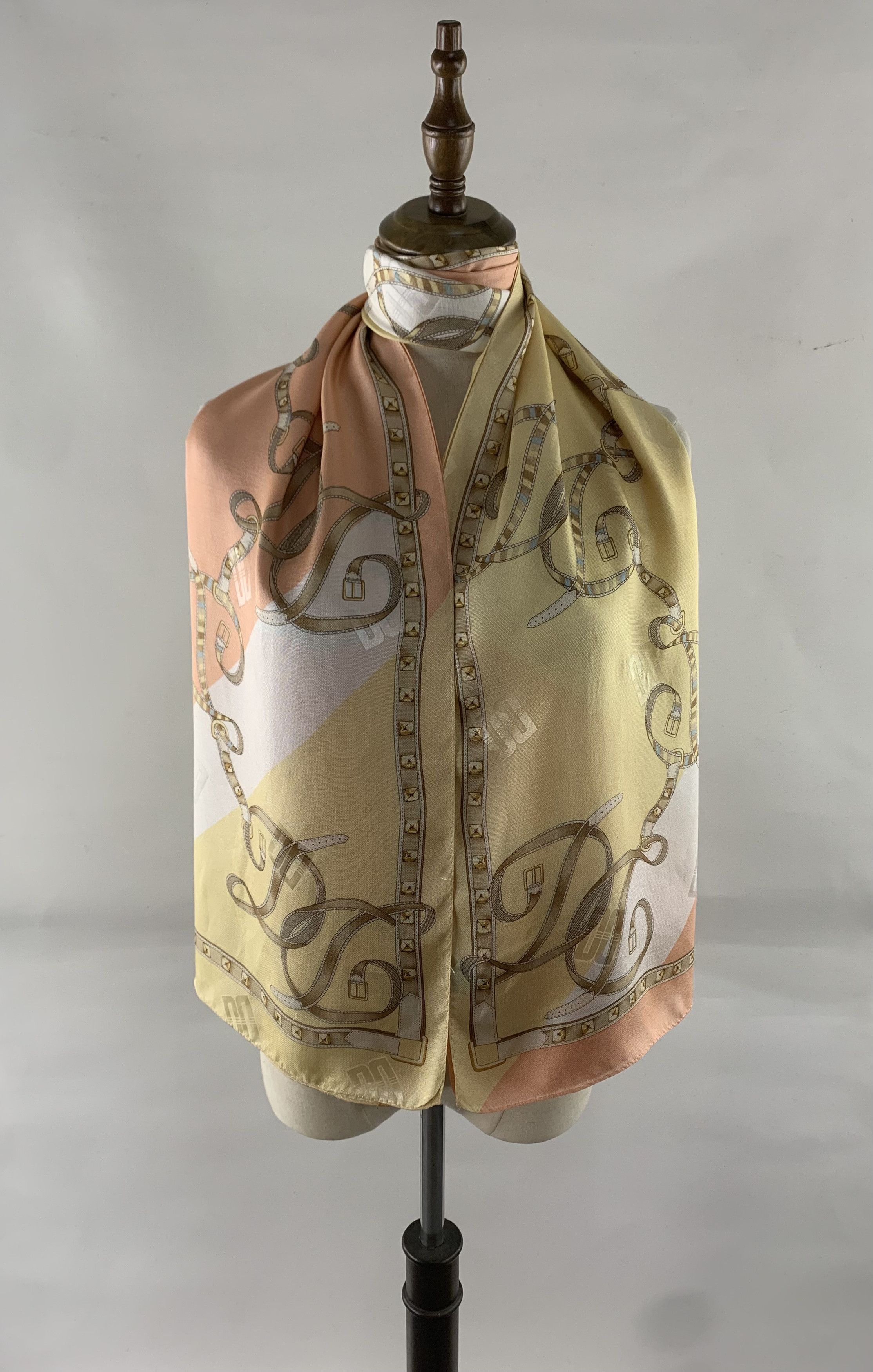 DAKS DAKS Scarf Silk Muffler Neck Wrap BL9339 Size ONE SIZE - 1 Thumbnail