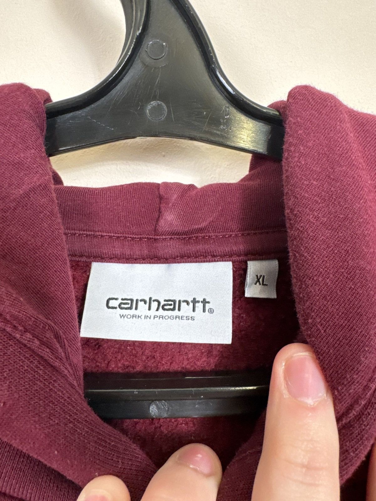 Carhartt Wip Carhartt WIP Hoodie Hooded Theory Sweat Burgundy Sz XL Size US XL / EU 56 / 4 - 15 Thumbnail