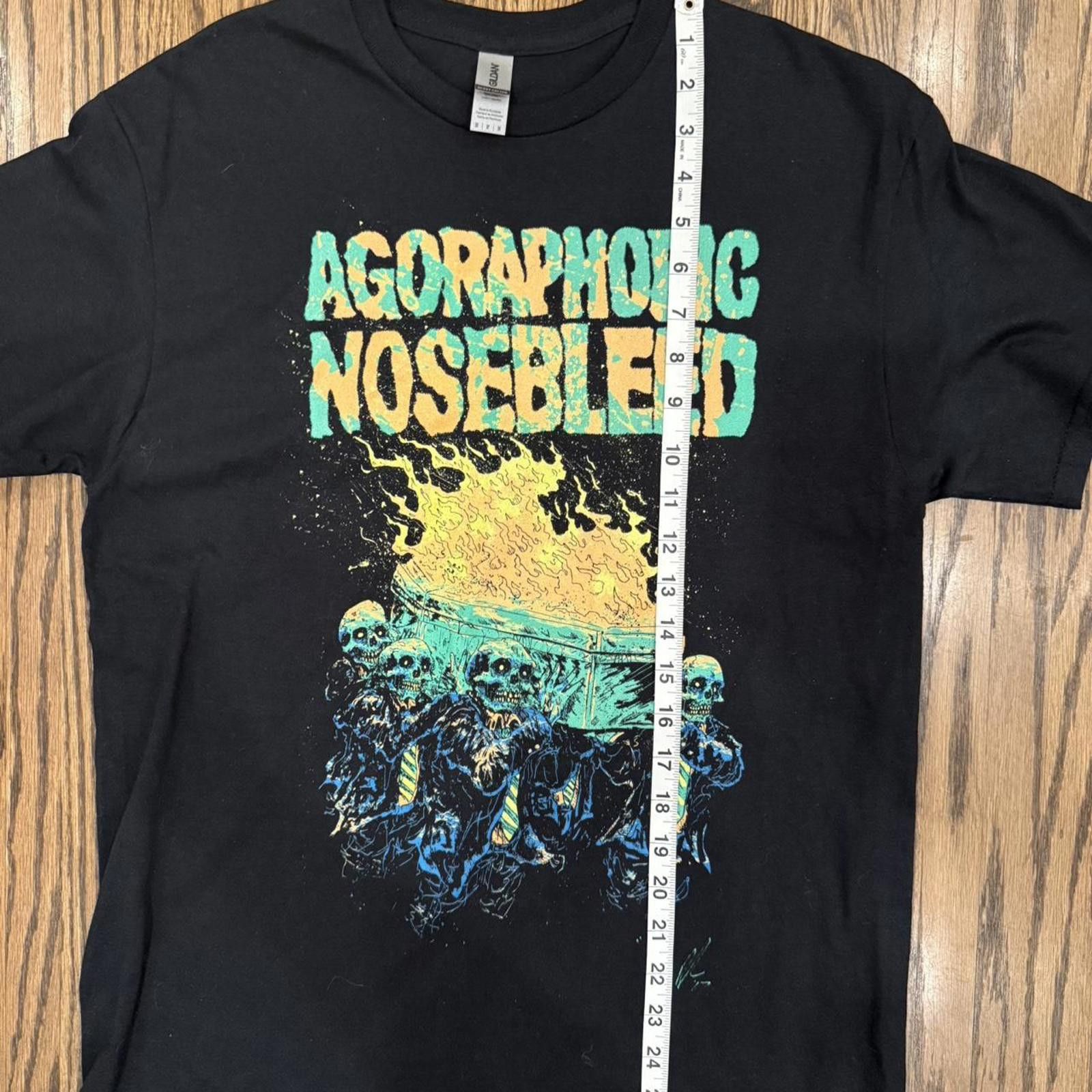 Gildan Agoraphobic Nosebleed - Coffin Shirt - M Size US M / EU 48-50 / 2 - 4 Thumbnail