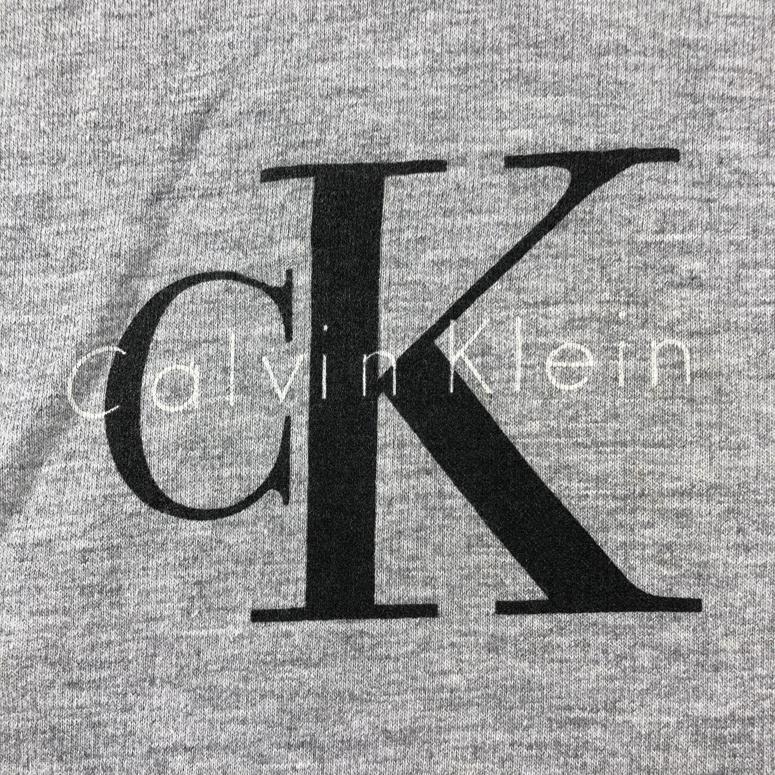 Calvin Klein Vintage Grey Clavin Klein Hoodies F167 Size US M / EU 48-50 / 2 - 4 Thumbnail