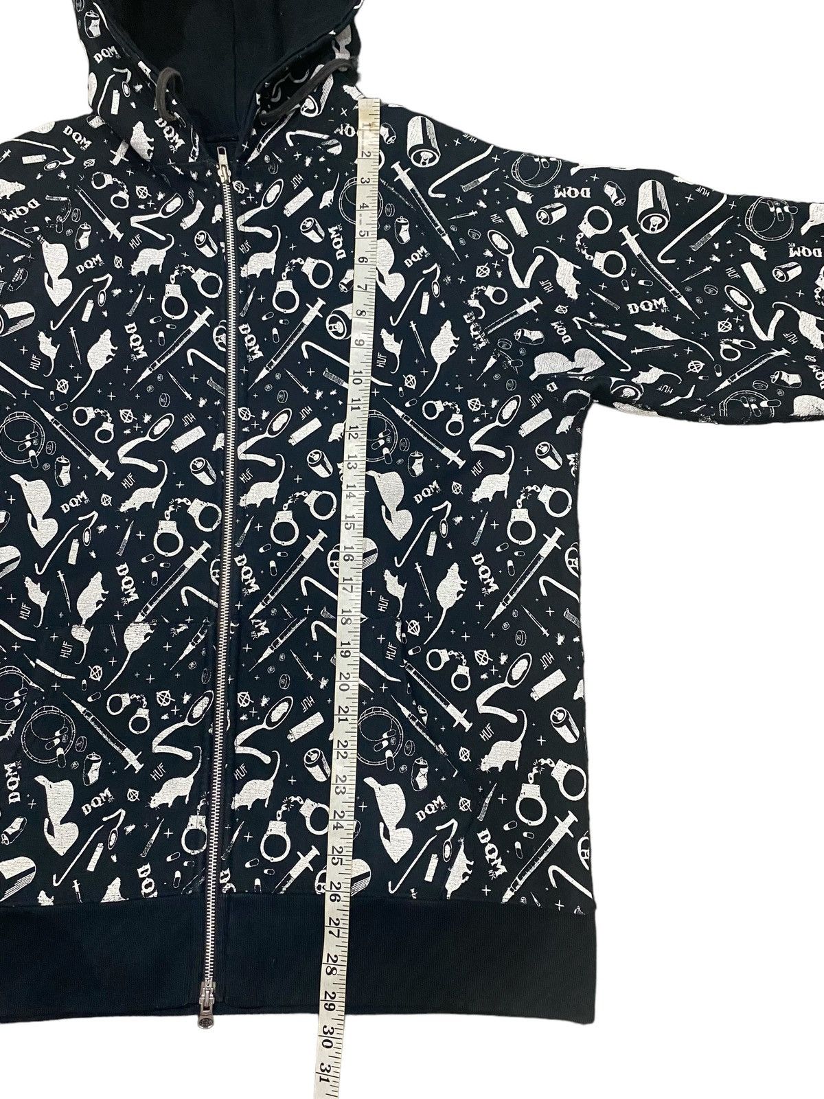 DQM Huf X Dqm Fullprint Zipper Hoodie Size US L / EU 52-54 / 3 - 17 Thumbnail