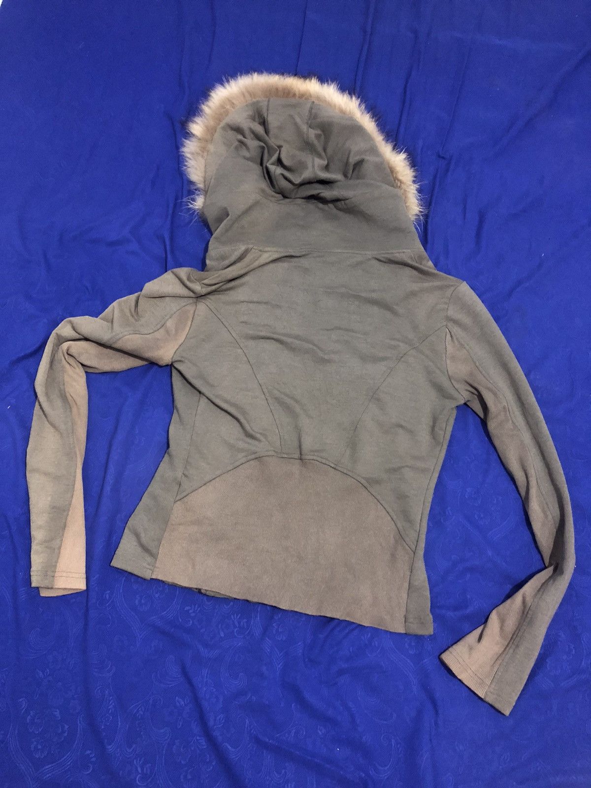 Japanese Brand S.Deer faux fur hoodie le grande bleu style Size L / US 10 / IT 46 - 3 Thumbnail