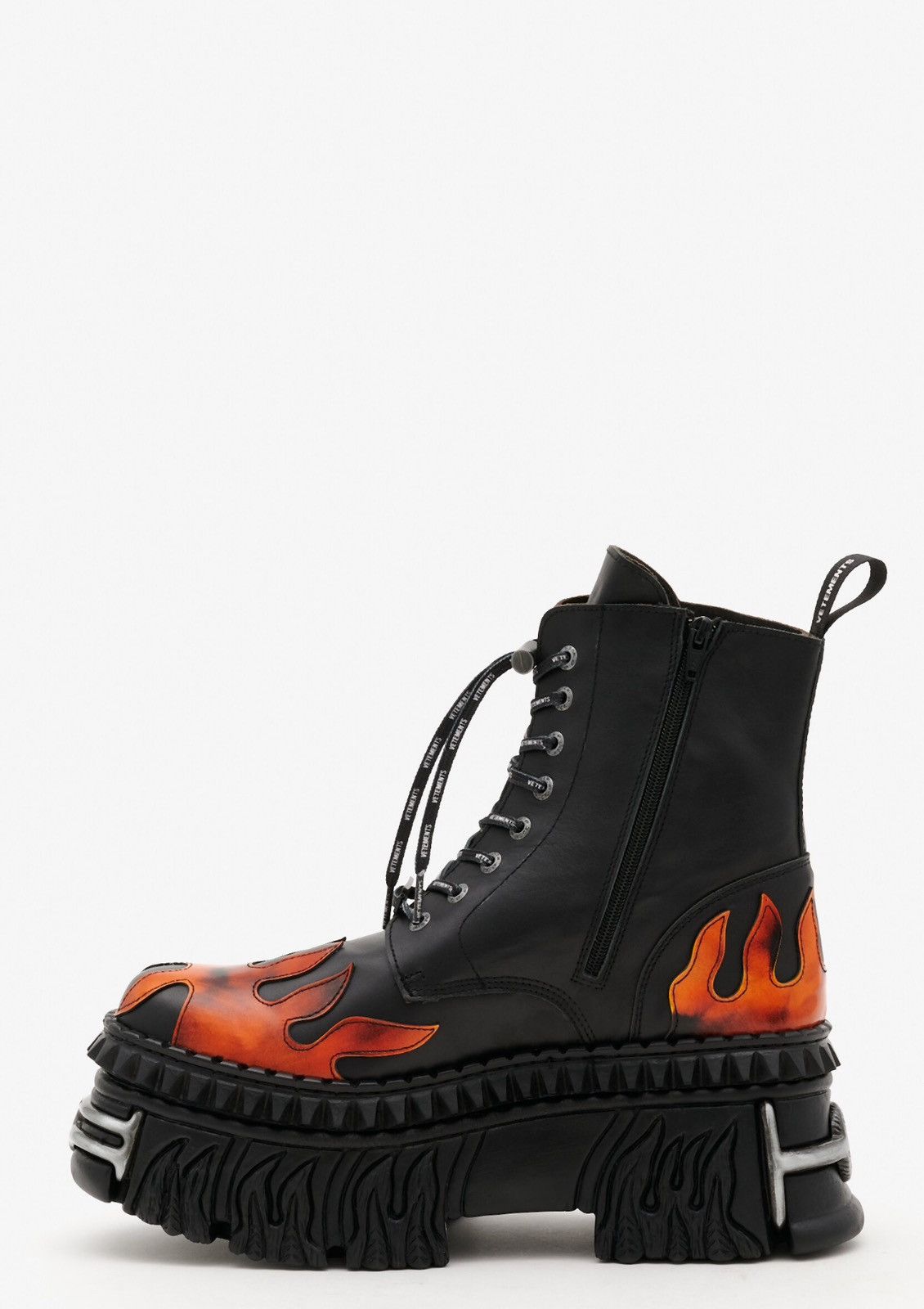 New Rock × Vetements Vetements New Rock Black Flame Boots Size US 6 / EU 39 - 10 Thumbnail