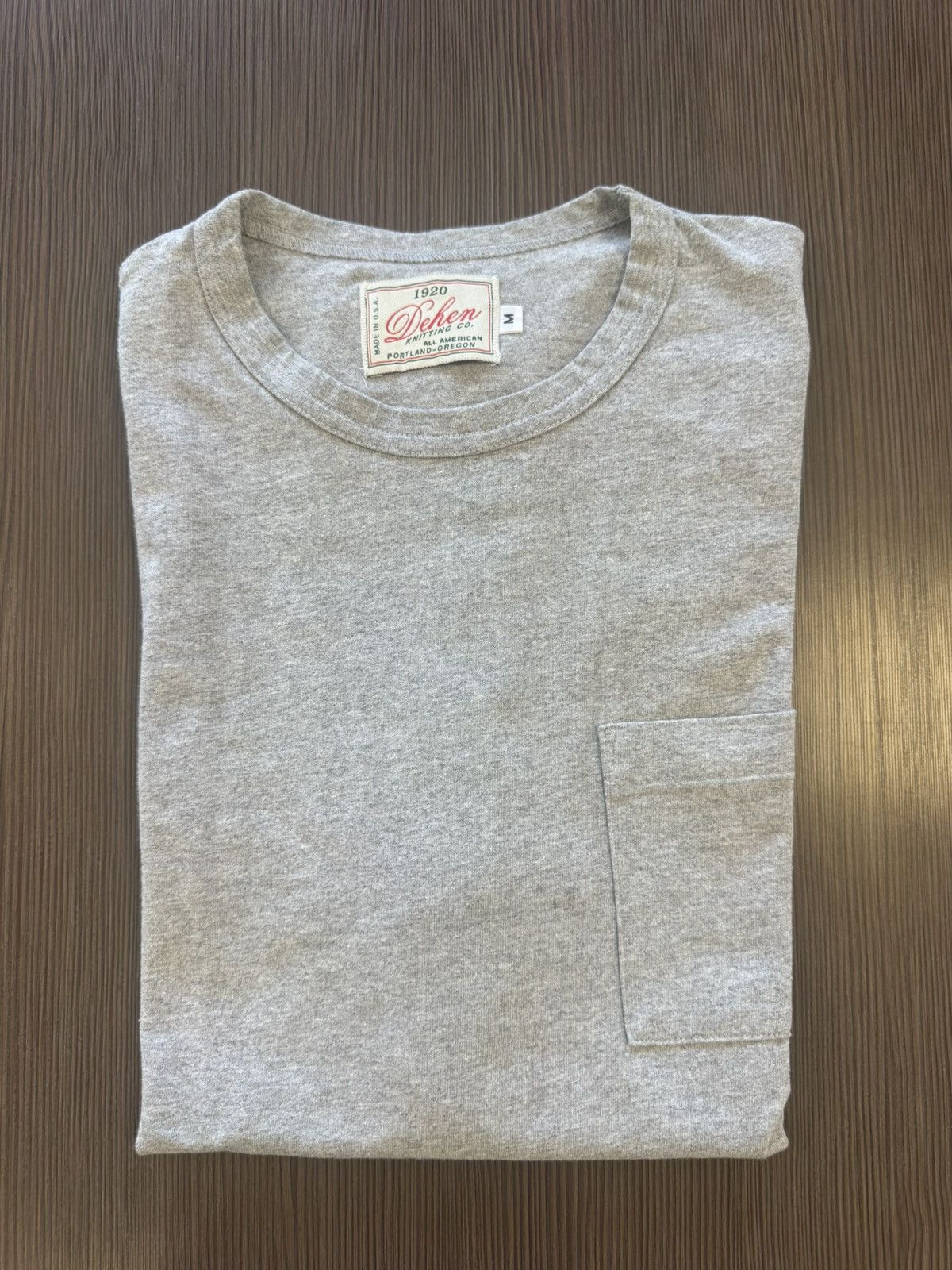 Dehen 1920 Heavy Duty Tee - Single Pocket - Grey Size US M / EU 48-50 / 2 - 1 Thumbnail