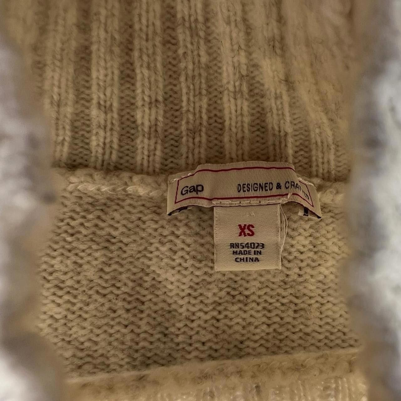 Gap Gap Women's Grey and White Jumper Size XS / US 0-2 / IT 36-38 - 3 Thumbnail