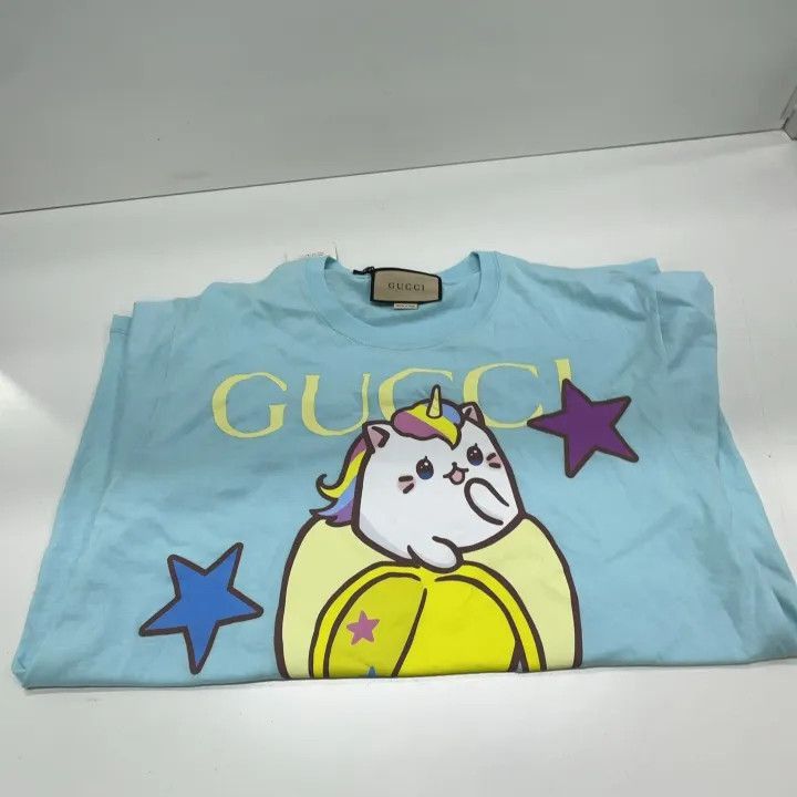 Gucci Gucci Banana Cat Print Short Sleeve T-Shirt-2507 Size S / US 4 / IT 40 - 4 Thumbnail