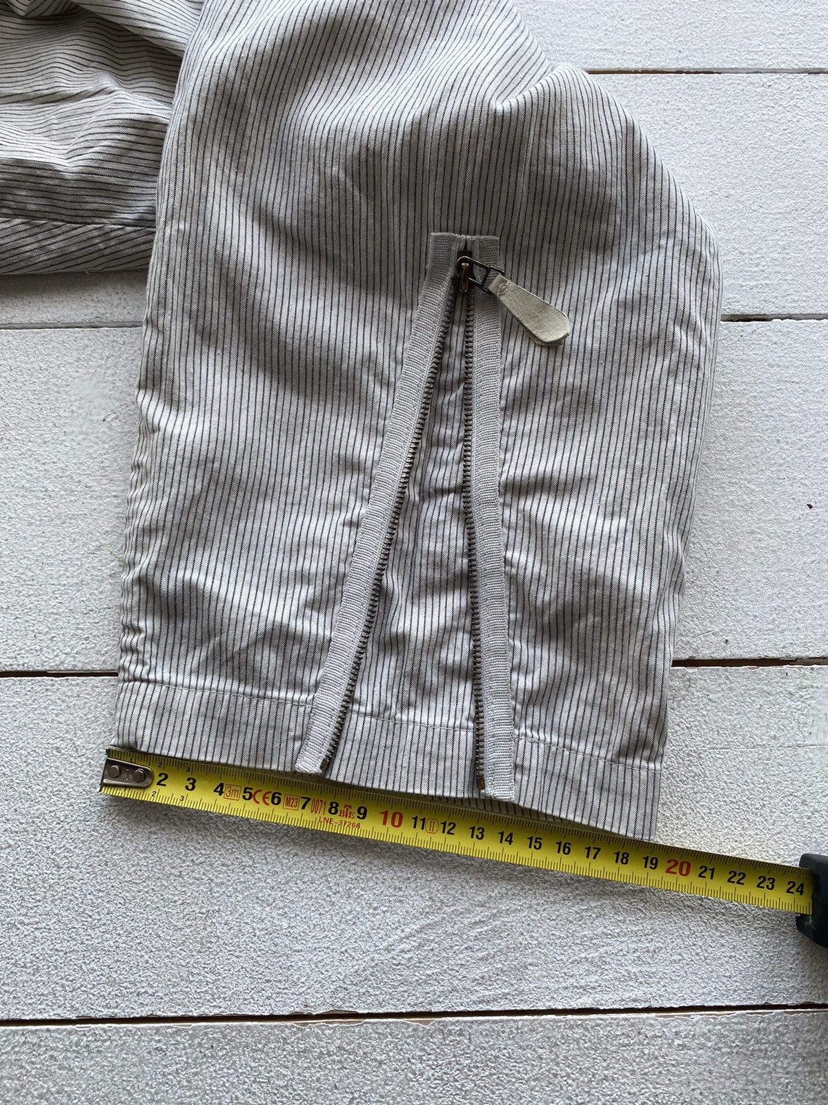 Annette Gortz × Rundholz Gothic Annette Gortz Baggy Relaxed Womens Striped Pants Rare Size 33" - 13 Thumbnail