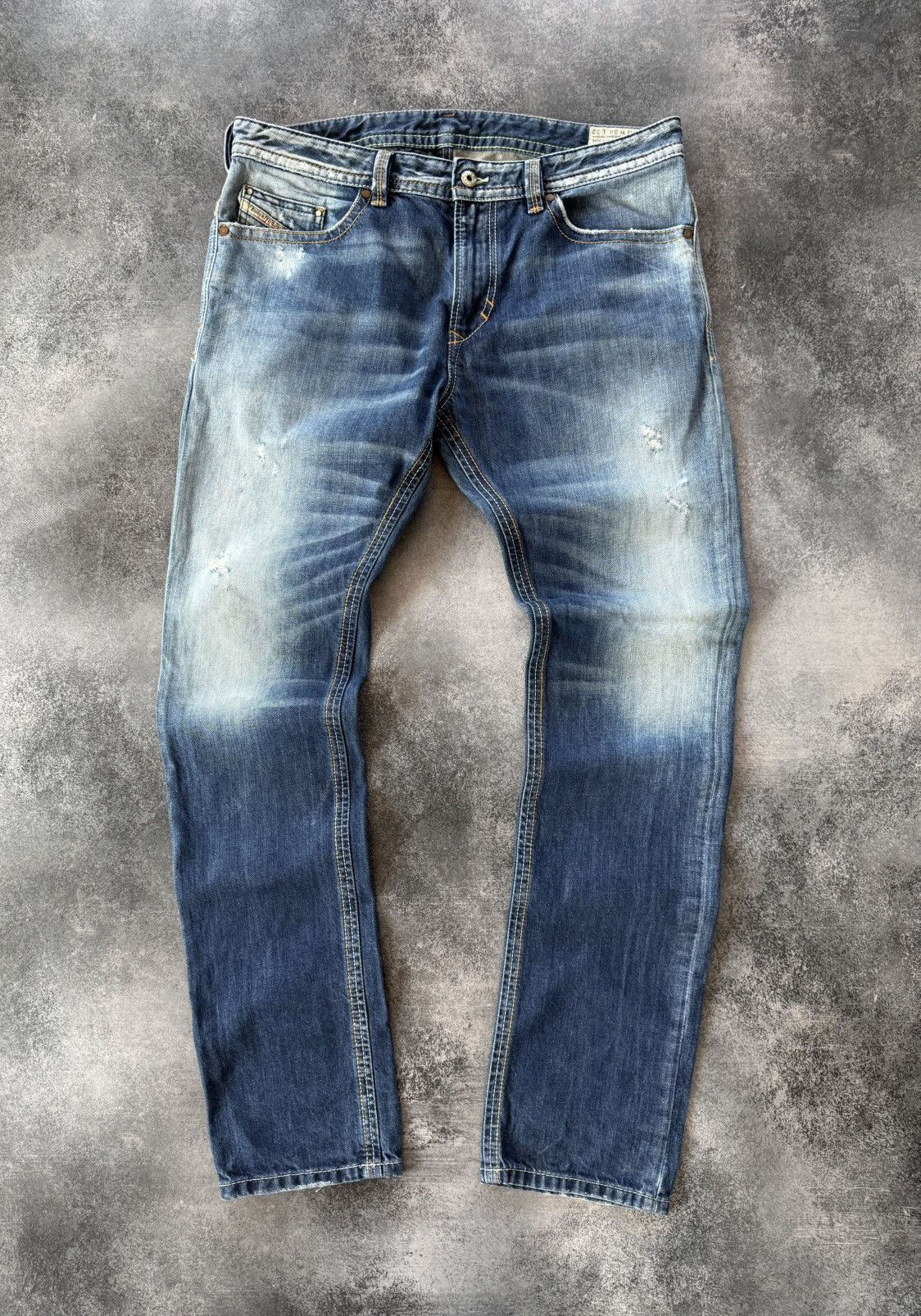 Diesel VTG HYSTERIC GLAMOUR STYLE WASHED DIESEL JEANS 90s Size US 34 / EU 50 - 6 Thumbnail