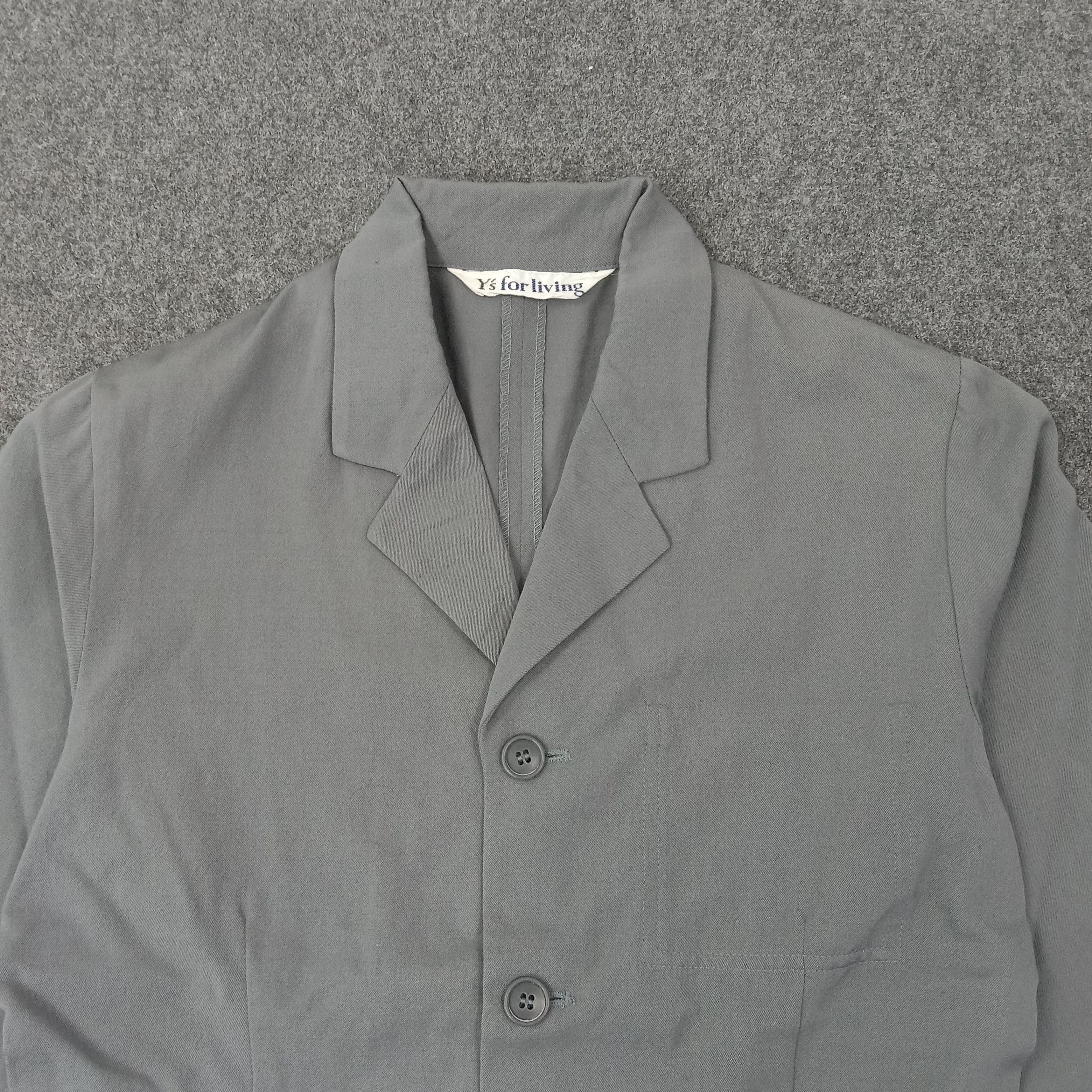 Y's Y's for Living by Yohji Yamamoto Blazer Coat C260N5 Size XS / US 0-2 / IT 36-38 - 3 Thumbnail