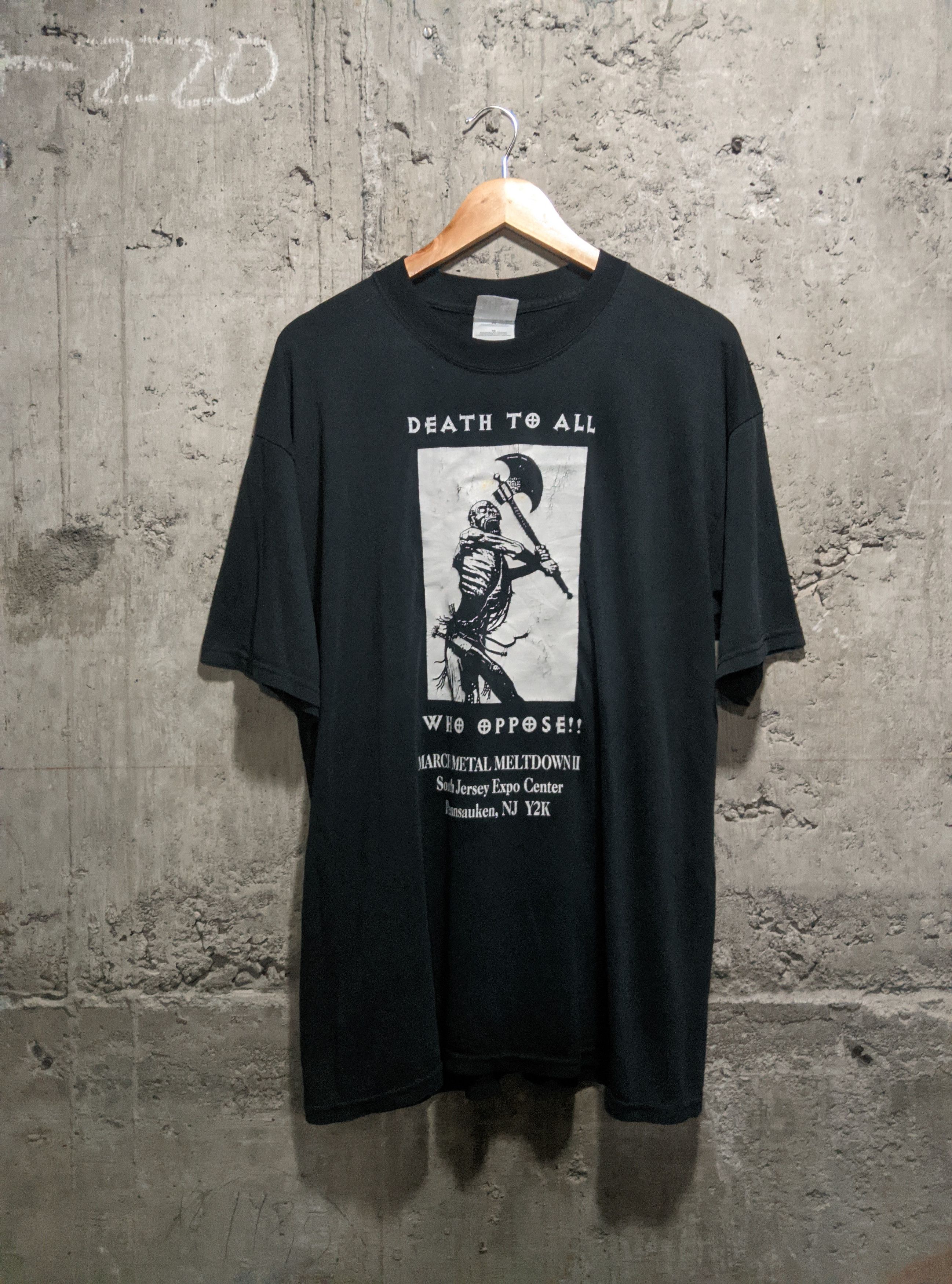 Band Tees Vintage 90s death to all reing of terror metal t shirt Size US XL / EU 56 / 4 - 1 Thumbnail