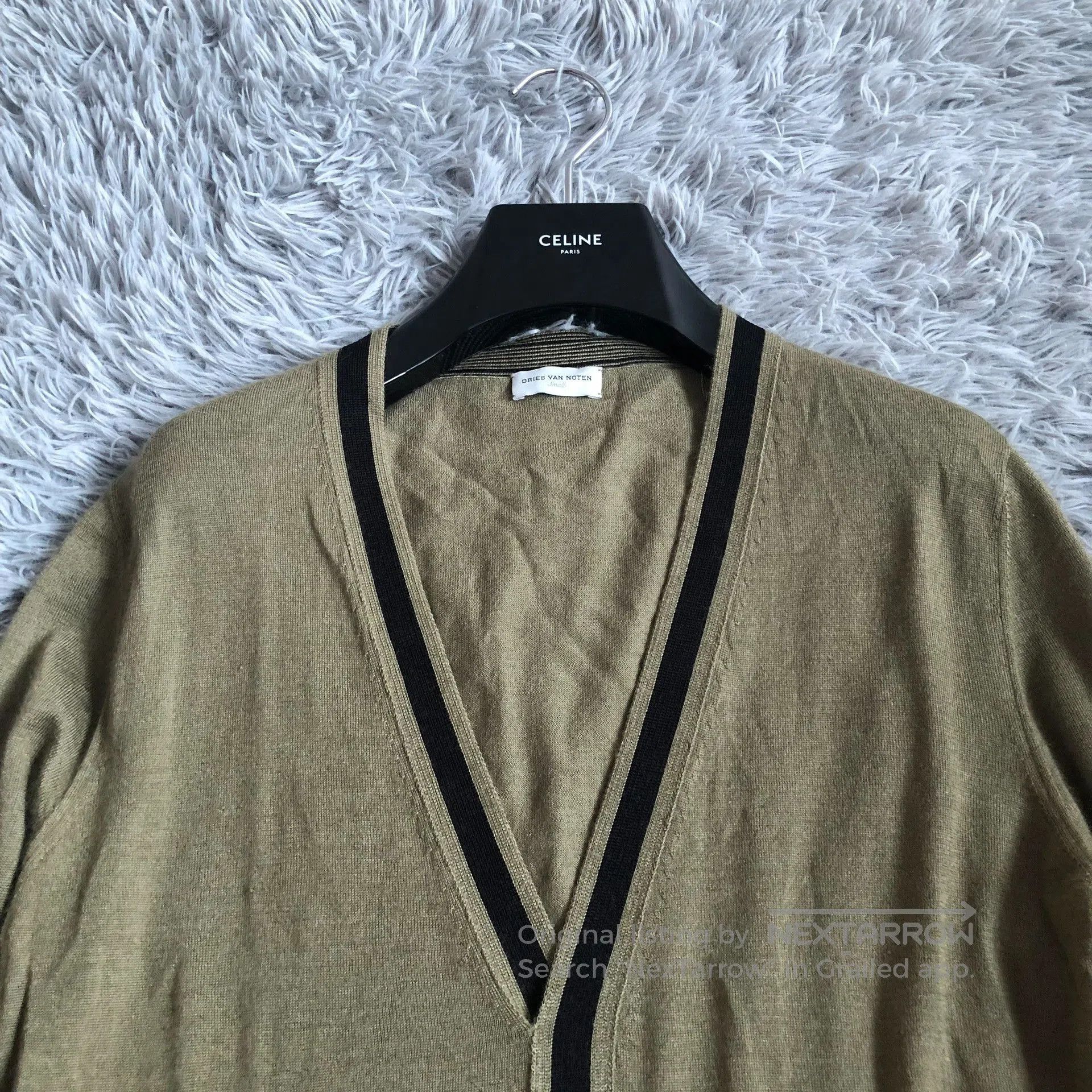 Dries Van Noten Dries Van Noten V-neck Knit Cardigan. Size M / US 6-8 / IT 42-44 - 3 Thumbnail