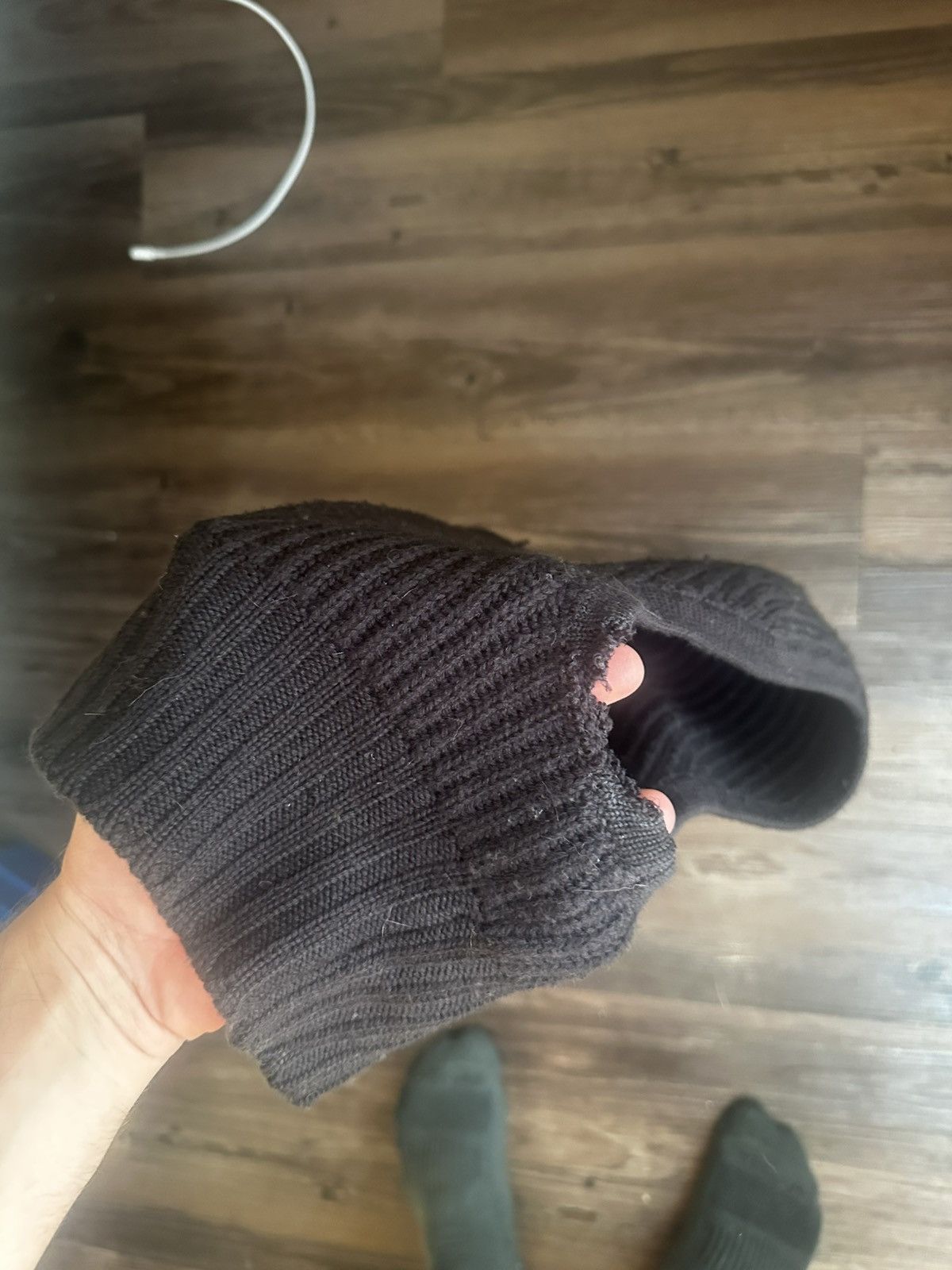 Rick Owens Mainline Knit Balaclava Size ONE SIZE - 4 Thumbnail