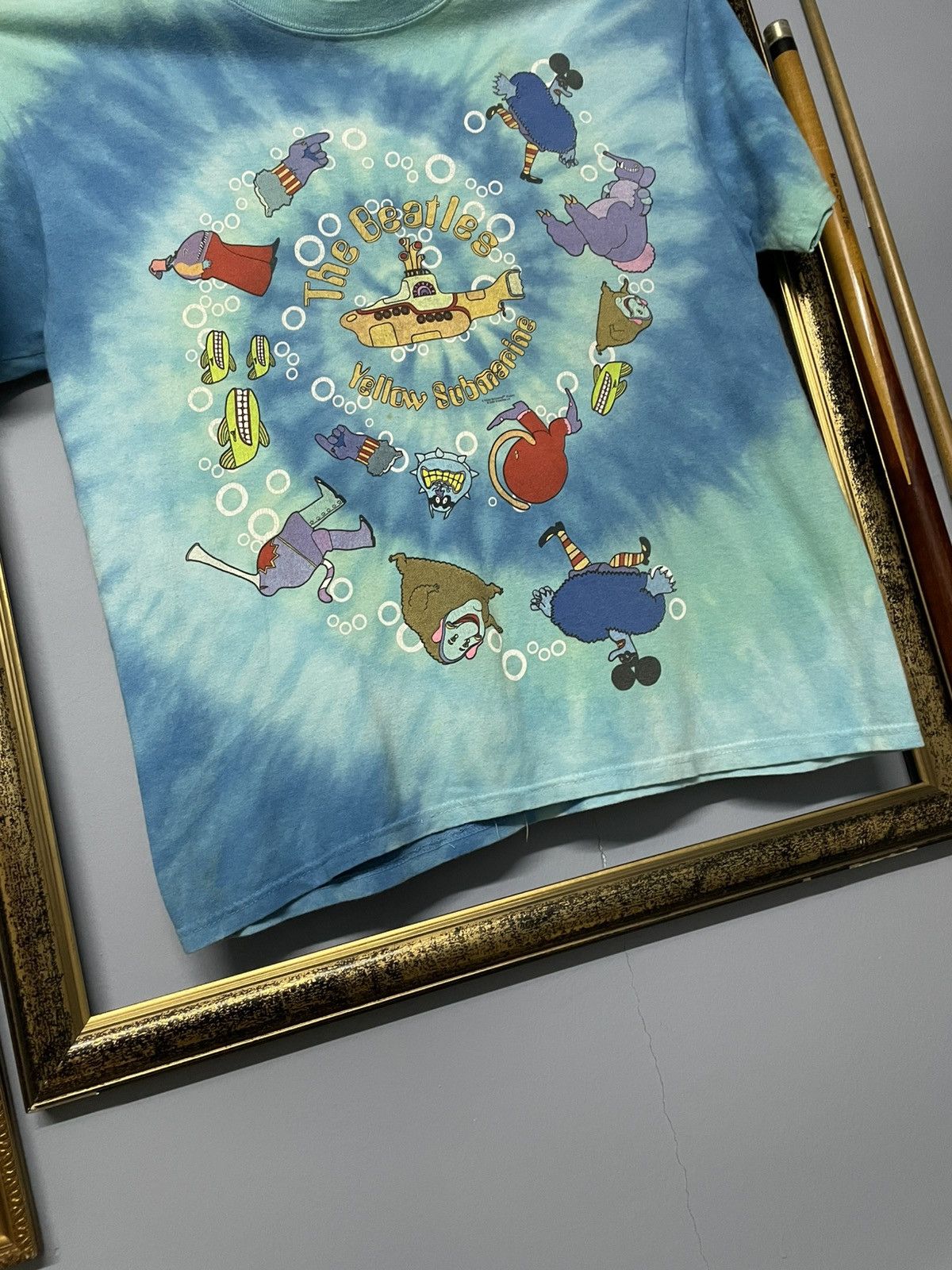 Vintage Vintage The Beatles Yellow Submarine Tie Dye Music Tee Size US M / EU 48-50 / 2 - 6 Thumbnail