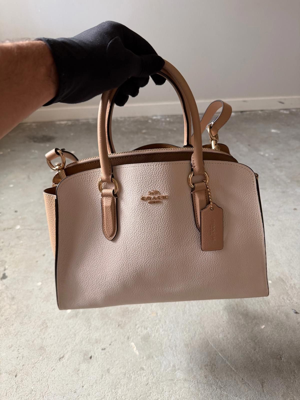 Coach Coach 2Way Channing Carryall Shoulder Bag White/Beige Size ONE SIZE - 5 Thumbnail