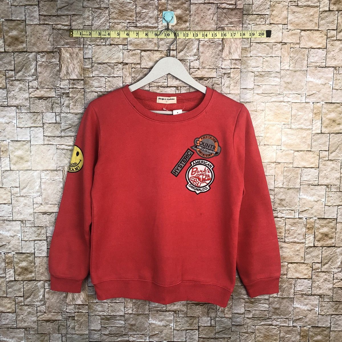 Japanese Brand Pingo Fashion smiley like kapital Pink Sweatshirt #A37 Size S / US 4 / IT 40 - 1 Thumbnail