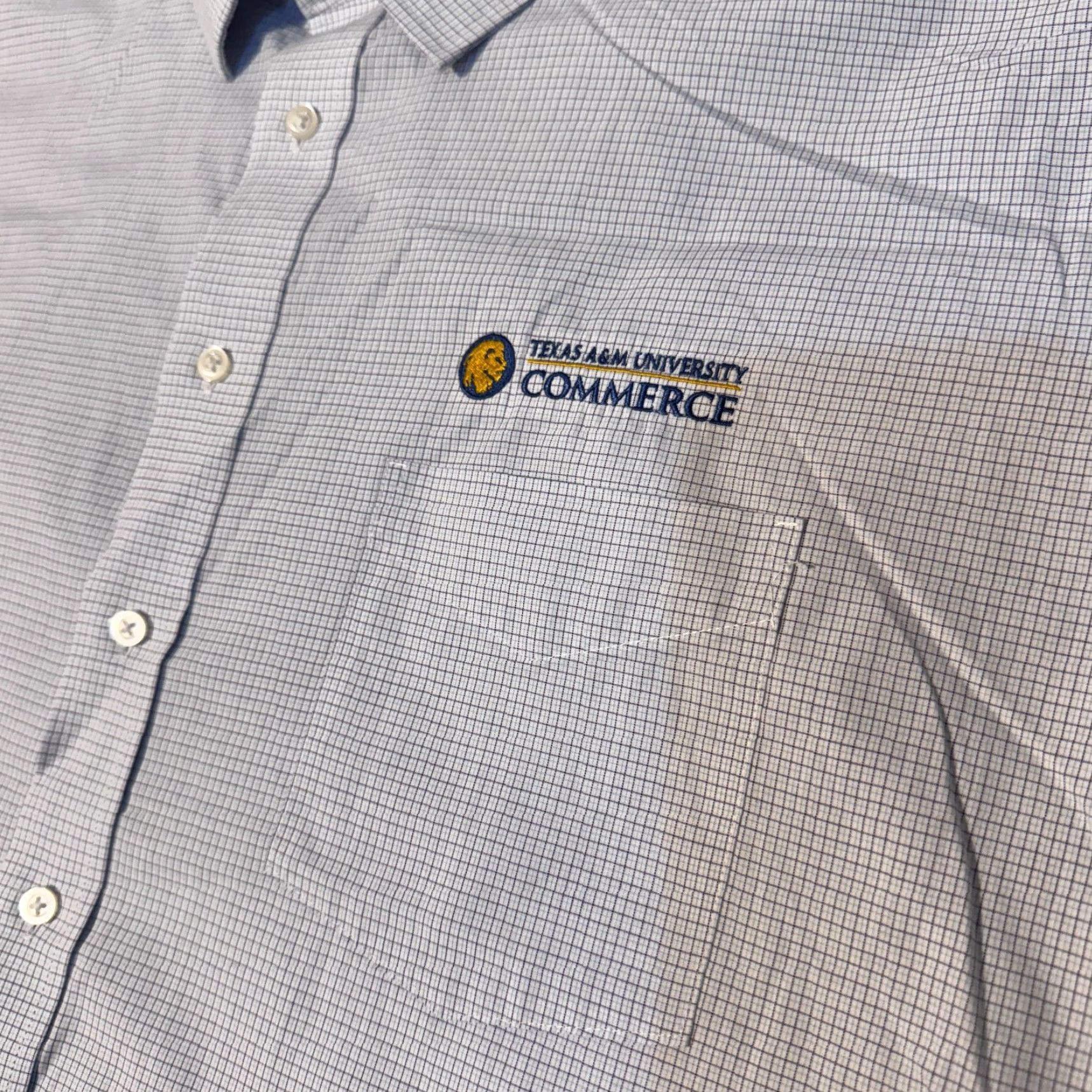Vintage Devon & Jones Texas A&M Commerce University Long Sleeve Button Up Shirt 3XL Size US XXL / EU 58 / 5 - 3 Thumbnail