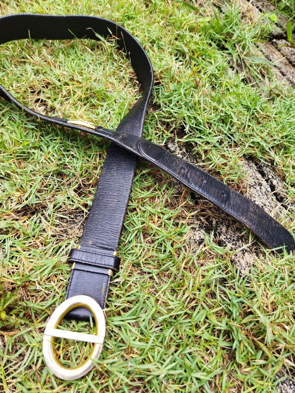 Christian Dior Monsieur Vintage Christian Dior Leather Belt Size ONE SIZE - 13 Thumbnail