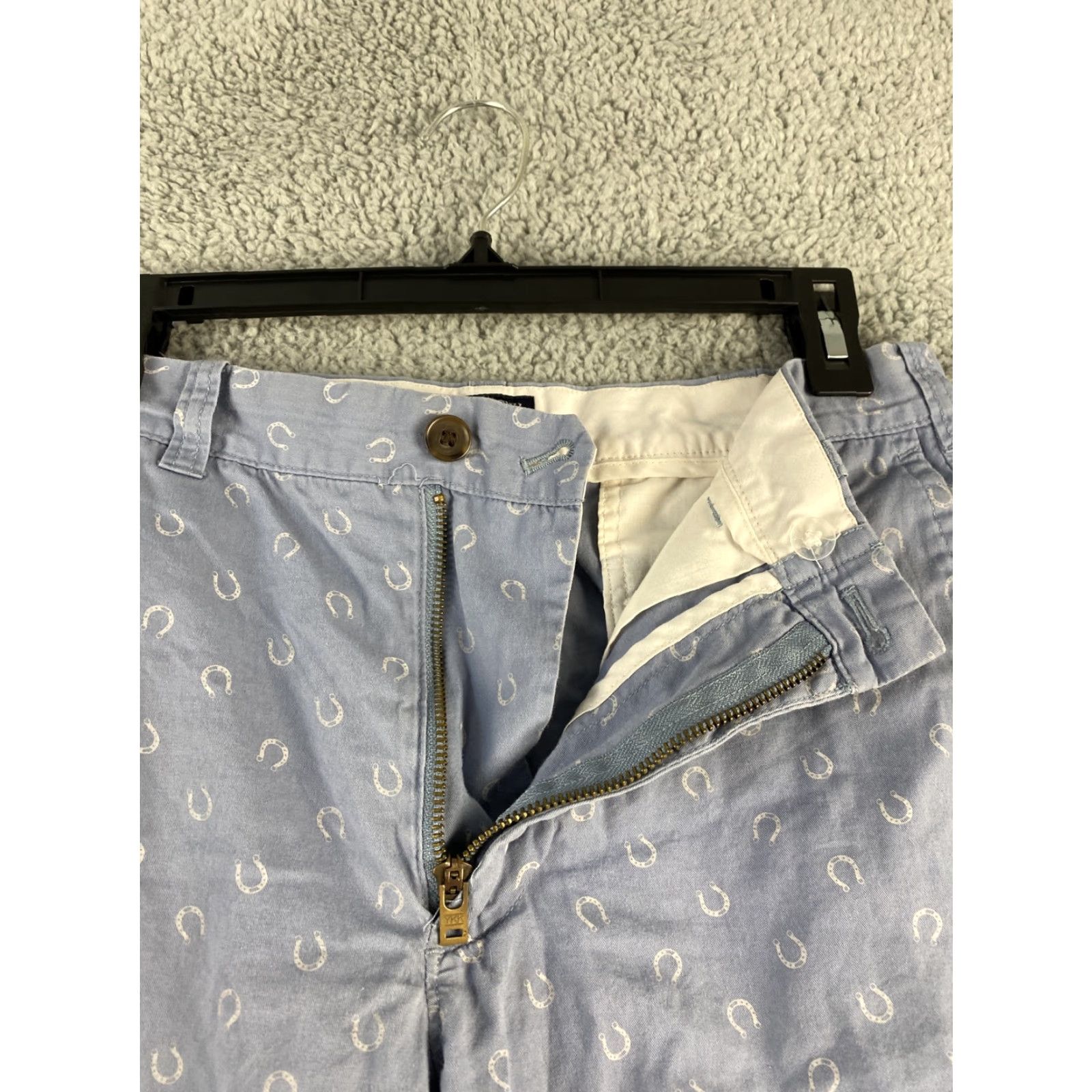 J.Crew J. Crew Men's Short 31W Reade Chino Walking Shorts Teal 37-29 Size US 31 - 4 Thumbnail