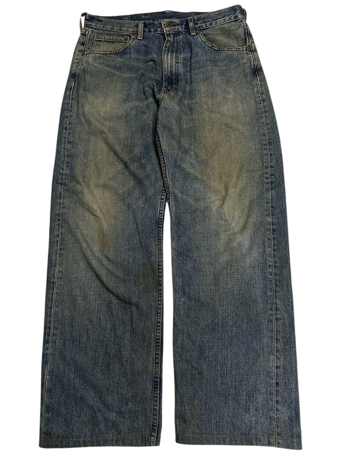 Vintage Levis 503 Distress Made In Japan .