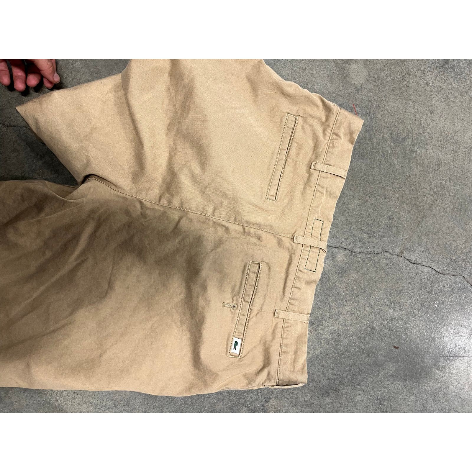 Lacoste Lacoste Shorts Mens 34 Brown Chino Straight Fit Preppy Size US 34 / EU 50 - 4 Thumbnail