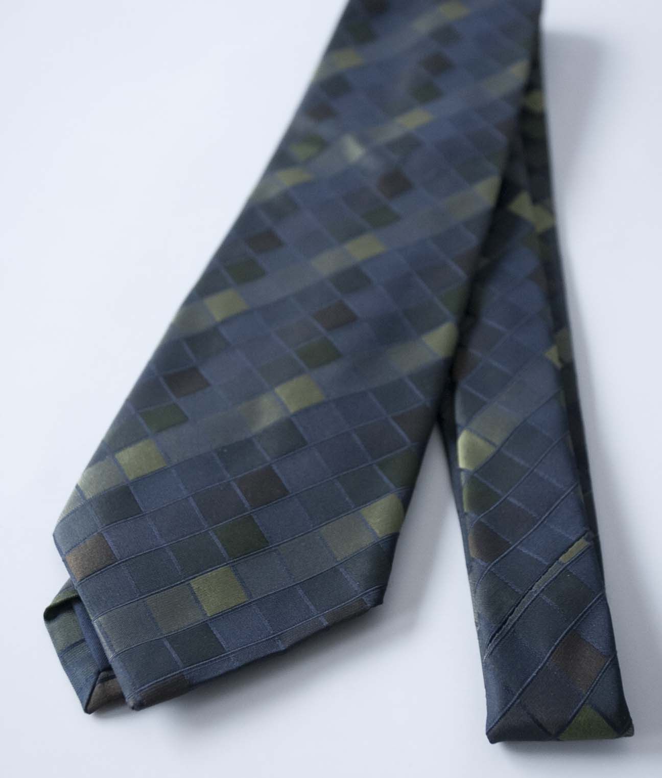Altea Altea Milano Tie Dark Green 100% Silk Made in Italy Size ONE SIZE - 2 Thumbnail