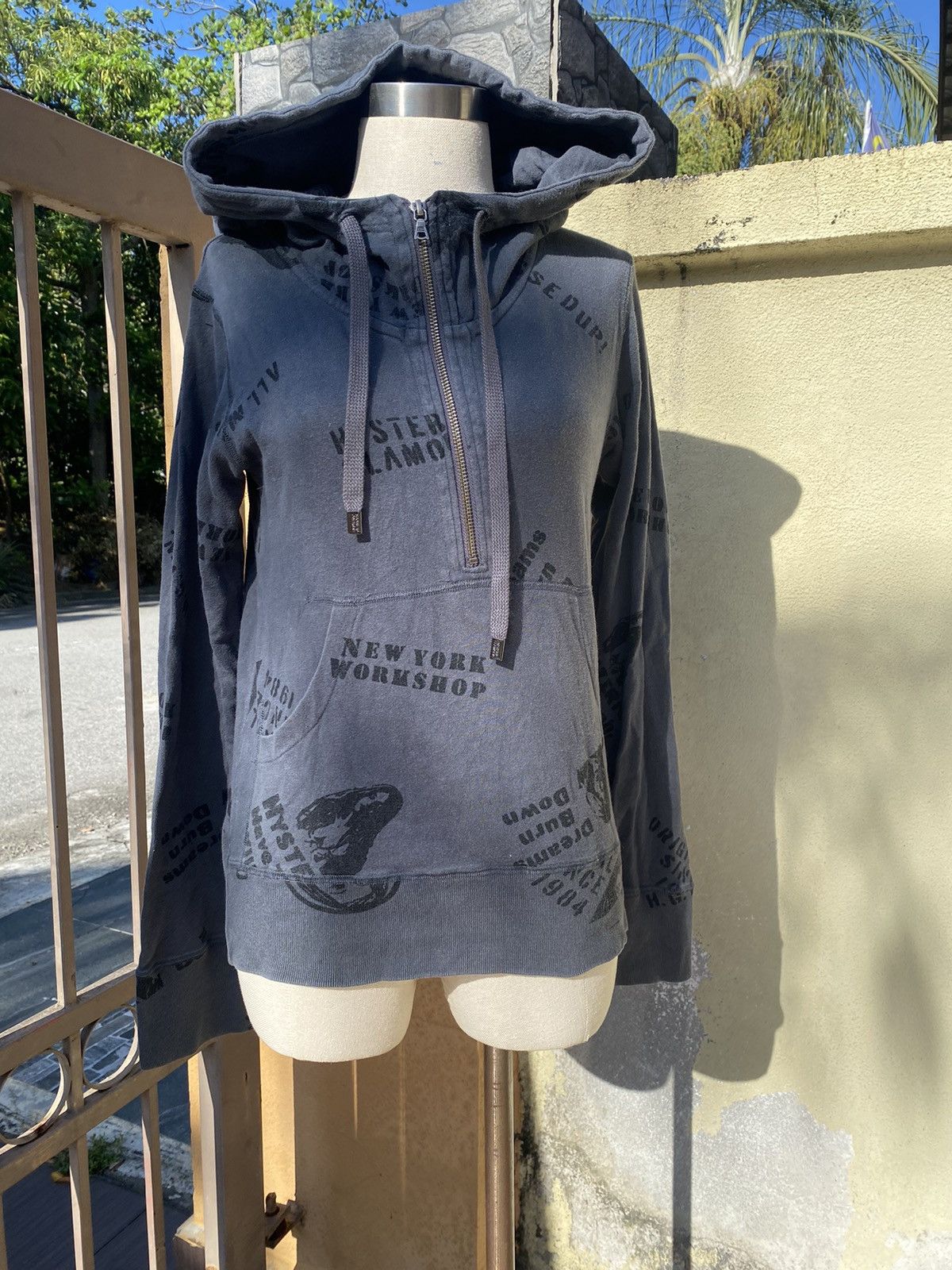 Hysteric Glamour stencil over print hoodie Size M / US 6-8 / IT 42-44 - 1 Thumbnail