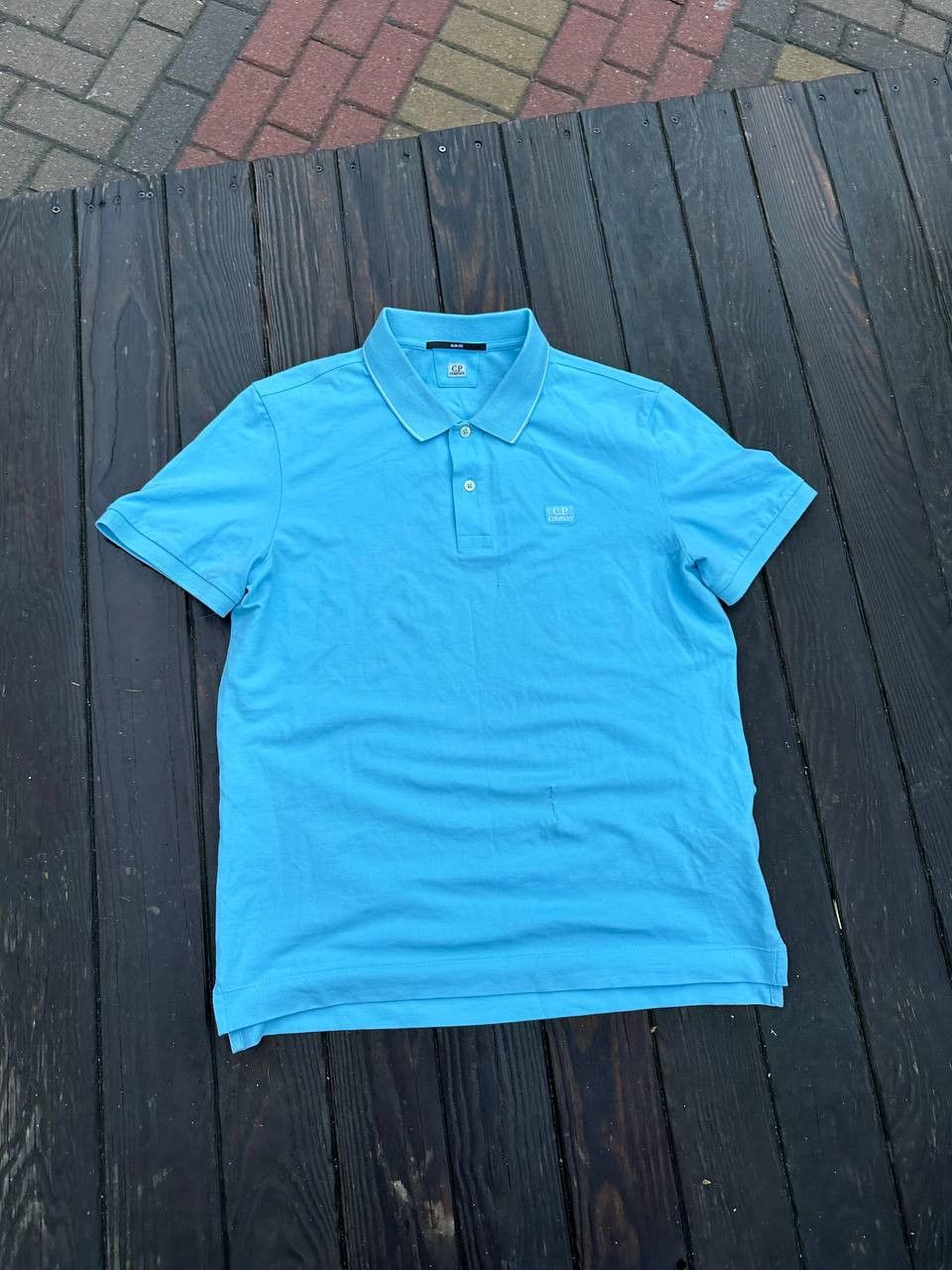 Massimo Osti Vintage C.P. Company Polo Tee Size US L / EU 52-54 / 3 - 8 Thumbnail