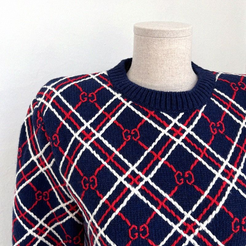 Gucci GG Logo Wool Knit Sweater