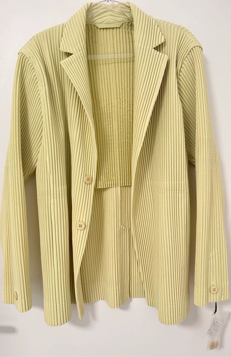 Issey Miyake Issey Miyake size:1 Yellow pleated cardigan coat Size XS / US 0-2 / IT 36-38 - 8 Thumbnail