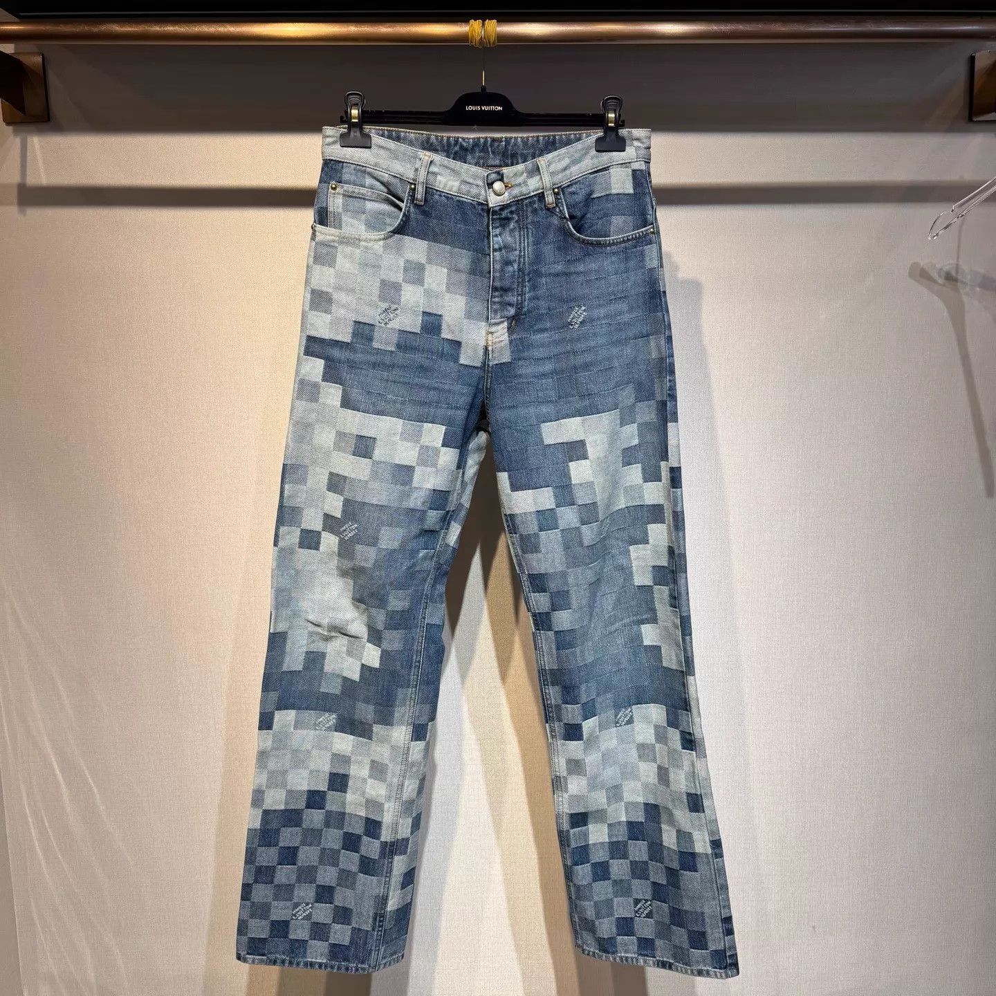 Louis Vuitton Louis Vuitton Pharrell Mosaic Jeans 30W New Size 30" / US 8 / IT 44 - 1 Thumbnail