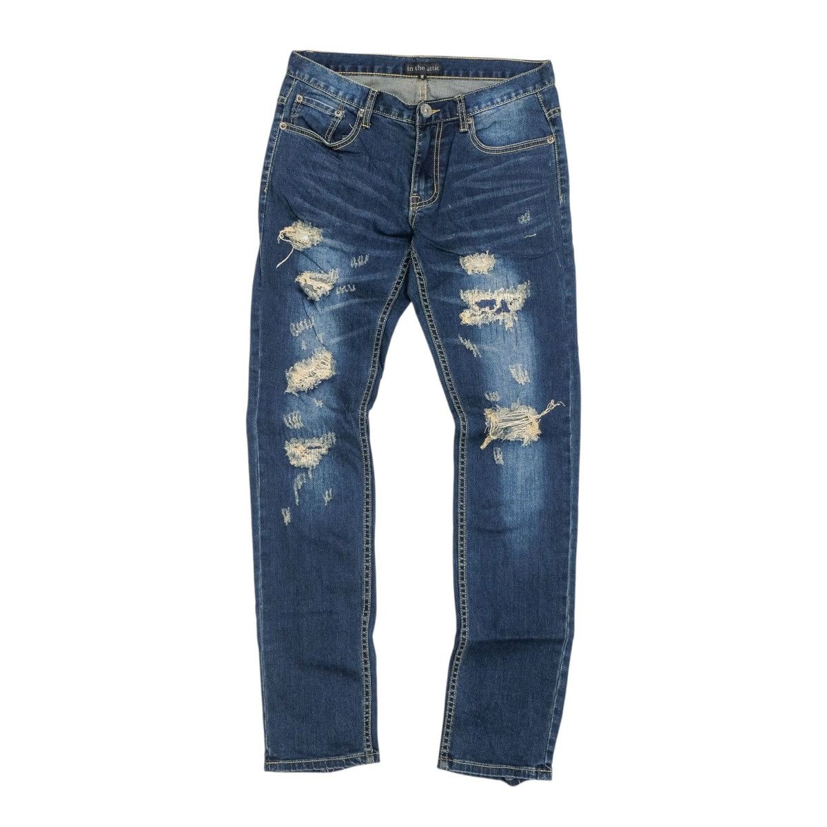 In The Attic In the attic distressed skinny jeans Size US 30 / EU 46 - 1 Thumbnail