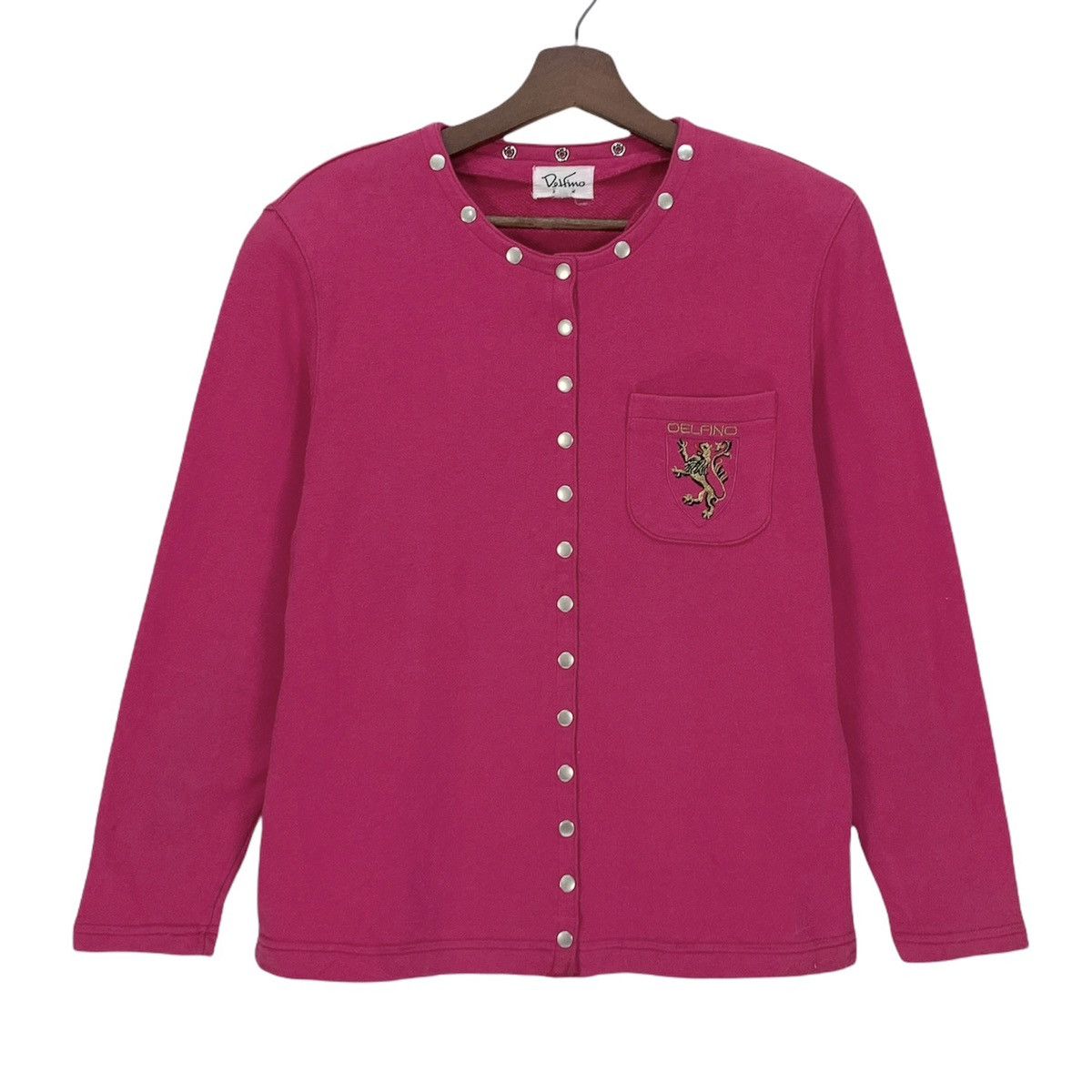 Japanese Brand Nice! Snap Button Delfino Cardigan Sweater Size S / US 4 / IT 40 - 1 Thumbnail