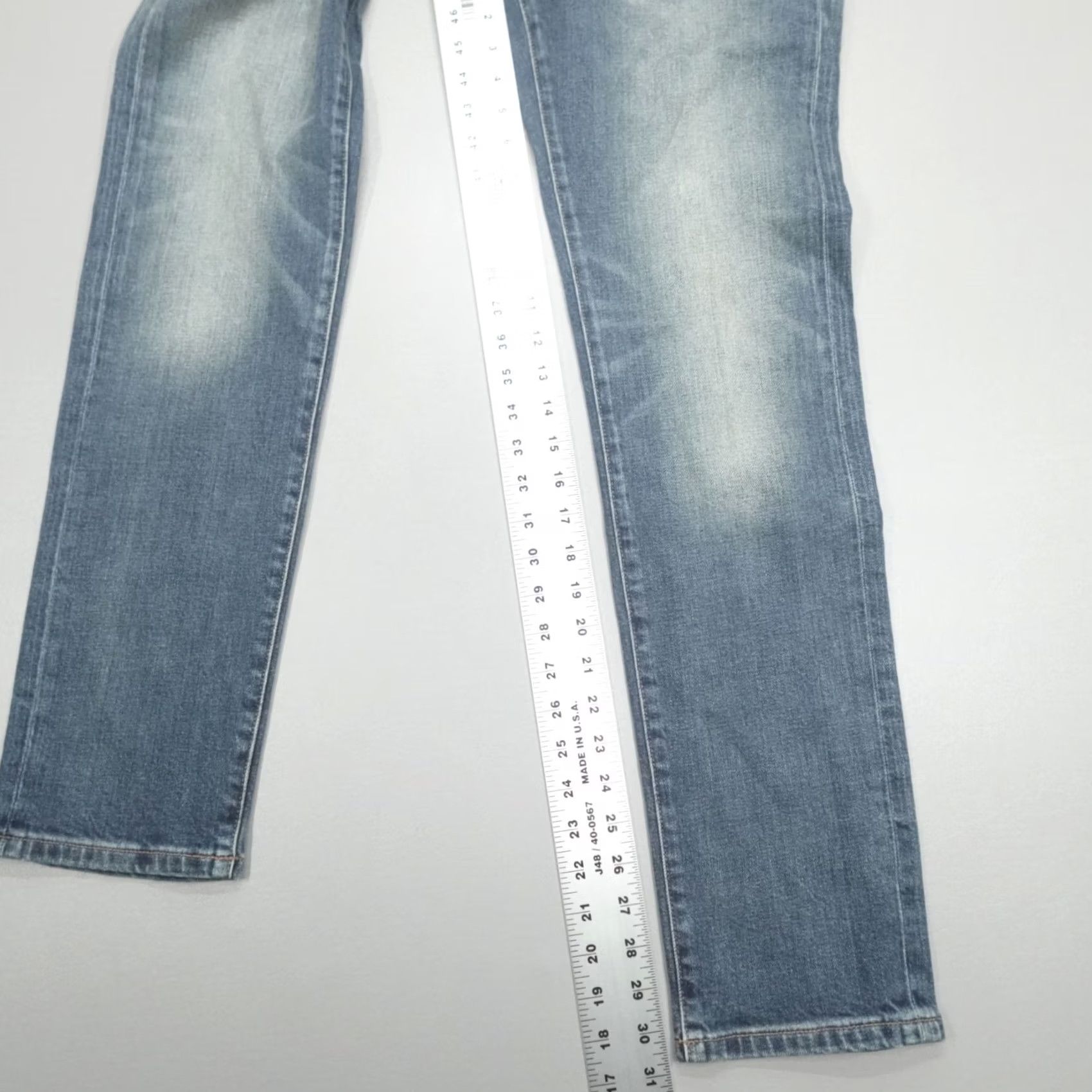 Outerknown Outerknown S.E.A. Ambassador Slim Fit Jeans Denim 29x30 Organic Worn Indigo Mens Jeans Slim Straight 5-Pocket Size US 29 - 6 Thumbnail