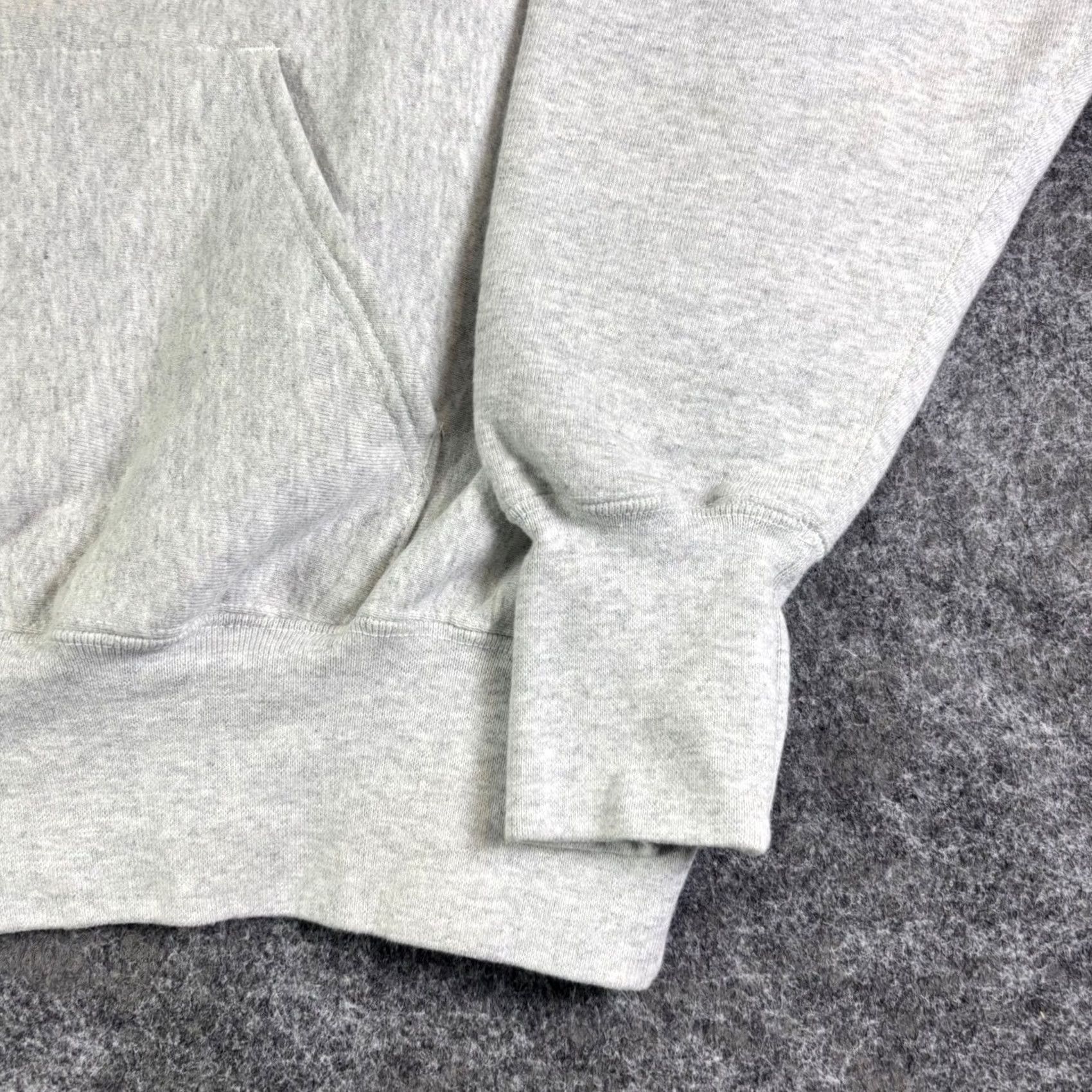 Vintage VINTAGE Eagle USA Hoodie Mens XXL Gray Heavyweight PullOver Embroidered Logo 90s Basketball Angel Size US XXL / EU 58 / 5 - 6 Thumbnail