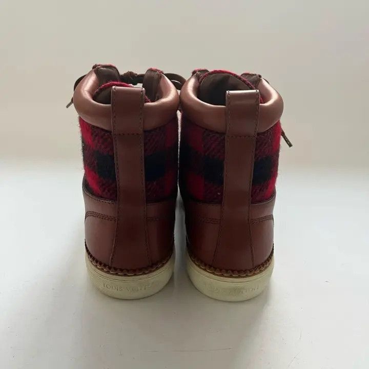 Louis Vuitton Louis Vuitton Brown Lace-Up Short Boots -2508 Size US 9.5 / EU 42-43 - 4 Thumbnail