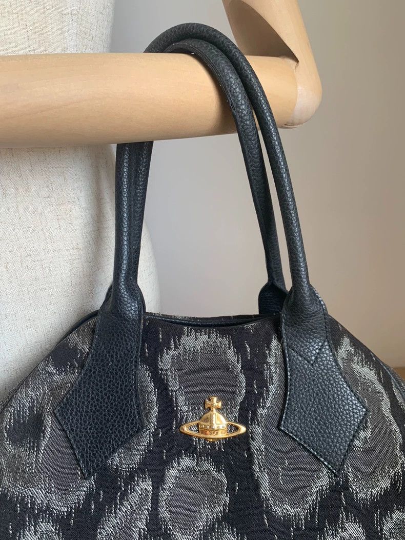 Vivienne Westwood Vivienne Westwood Black and grey leopard print bowling tot Size ONE SIZE - 6 Thumbnail